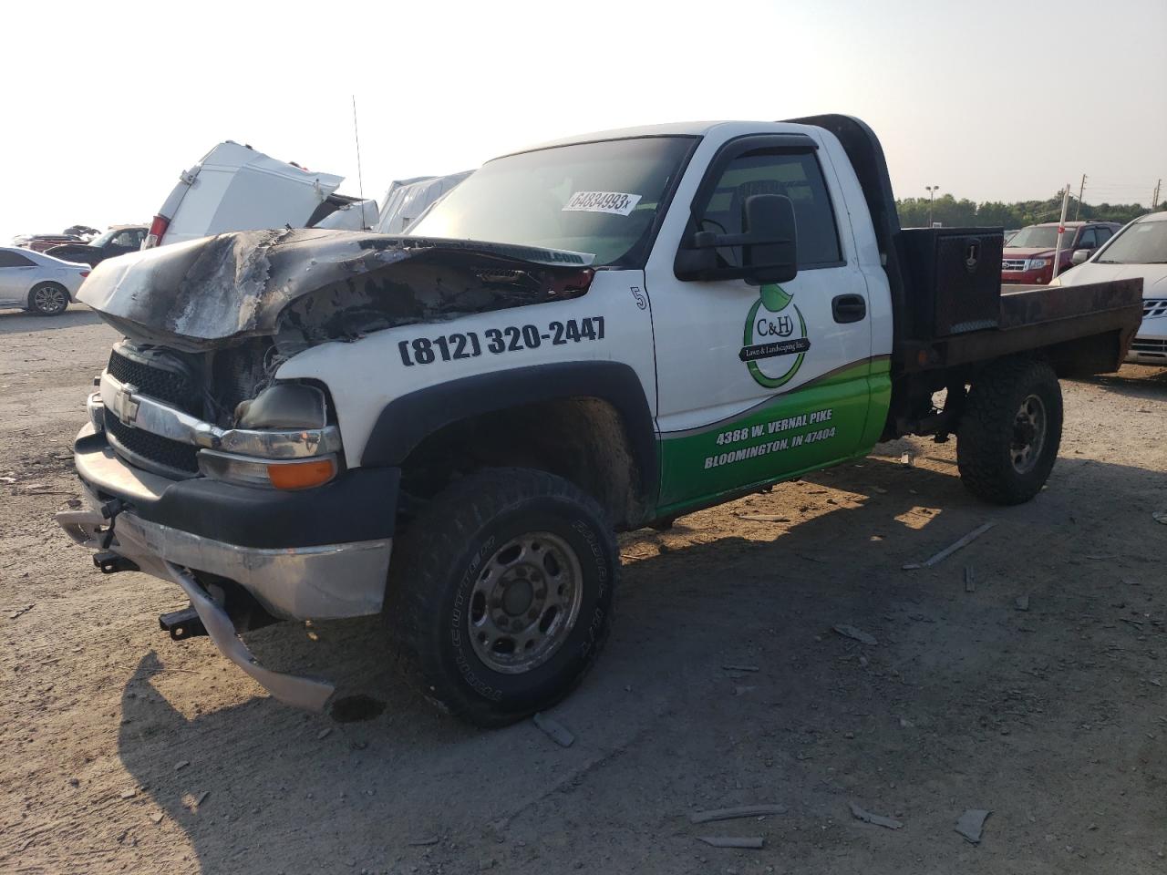 chevrolet silverado 2001 1gchk24u31z253543