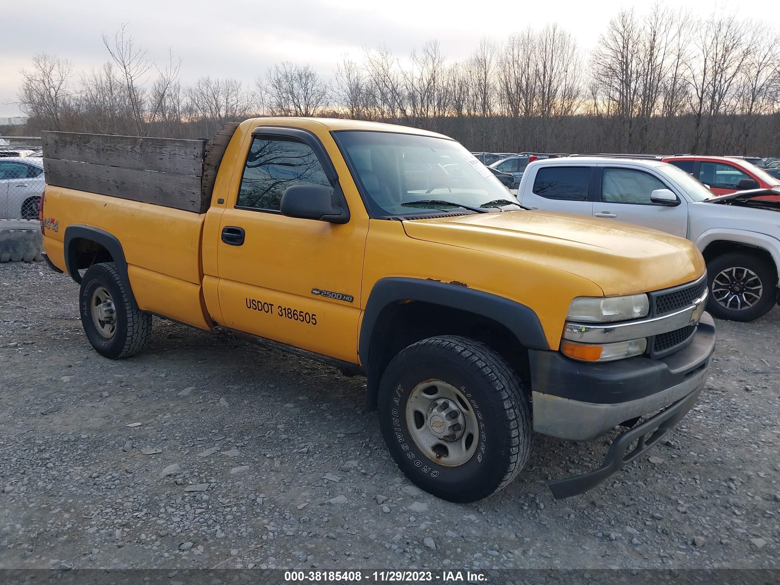 chevrolet silverado 2001 1gchk24u41e280774