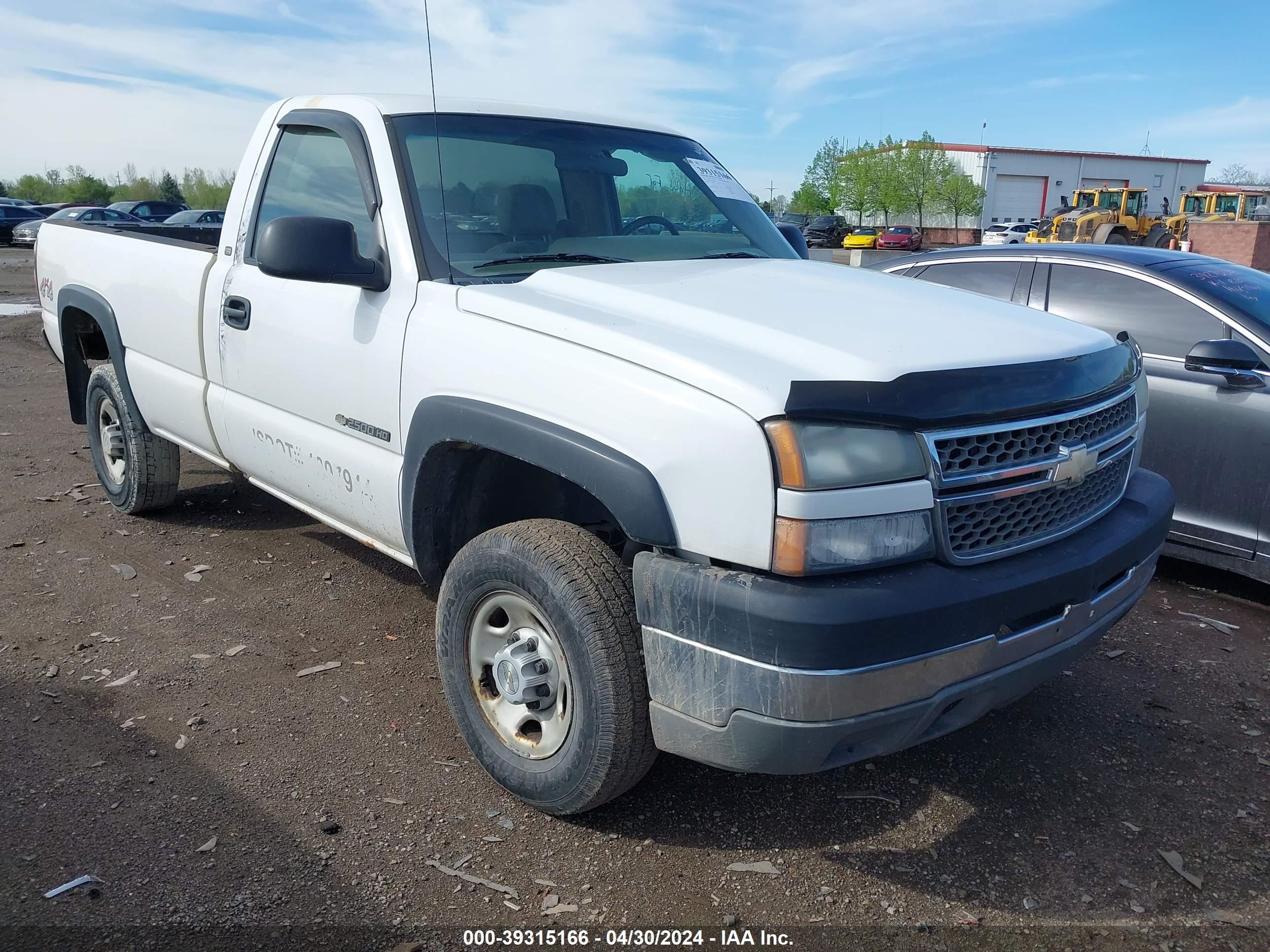 chevrolet silverado 2005 1gchk24u75e338057