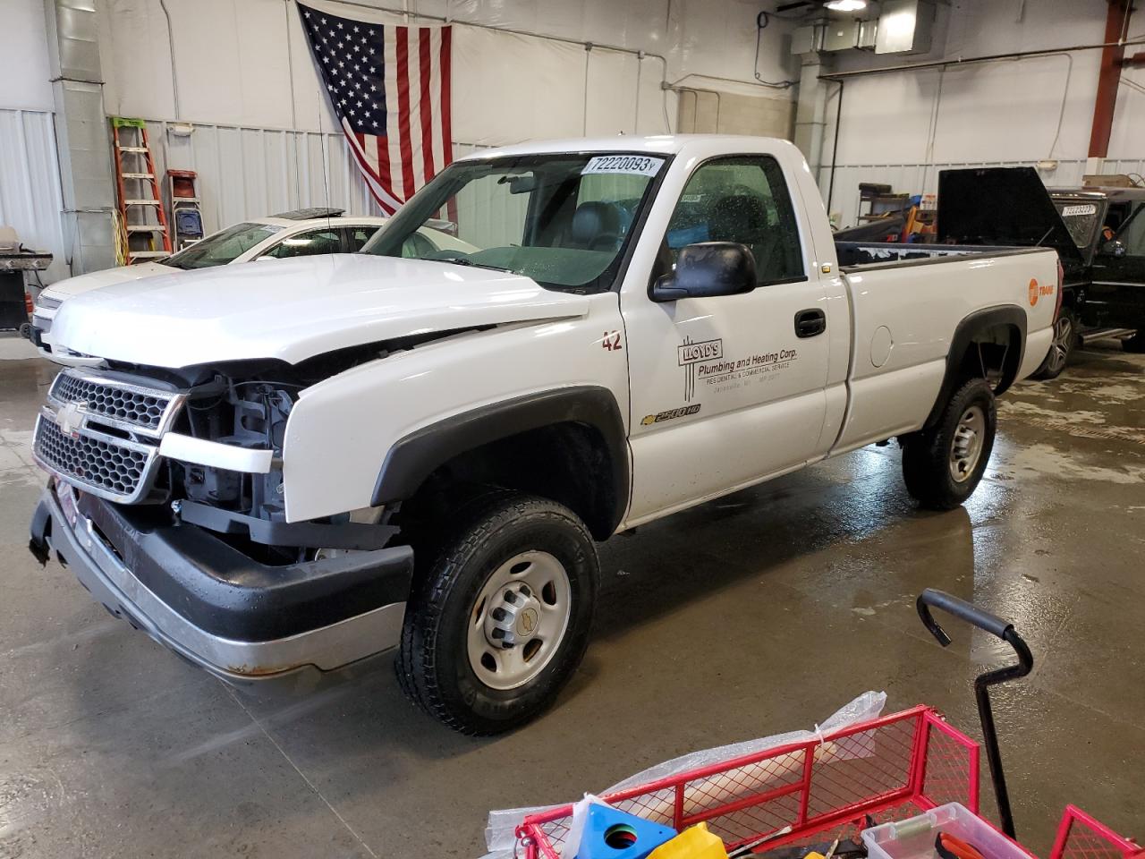 chevrolet silverado 2005 1gchk24ux5e176702