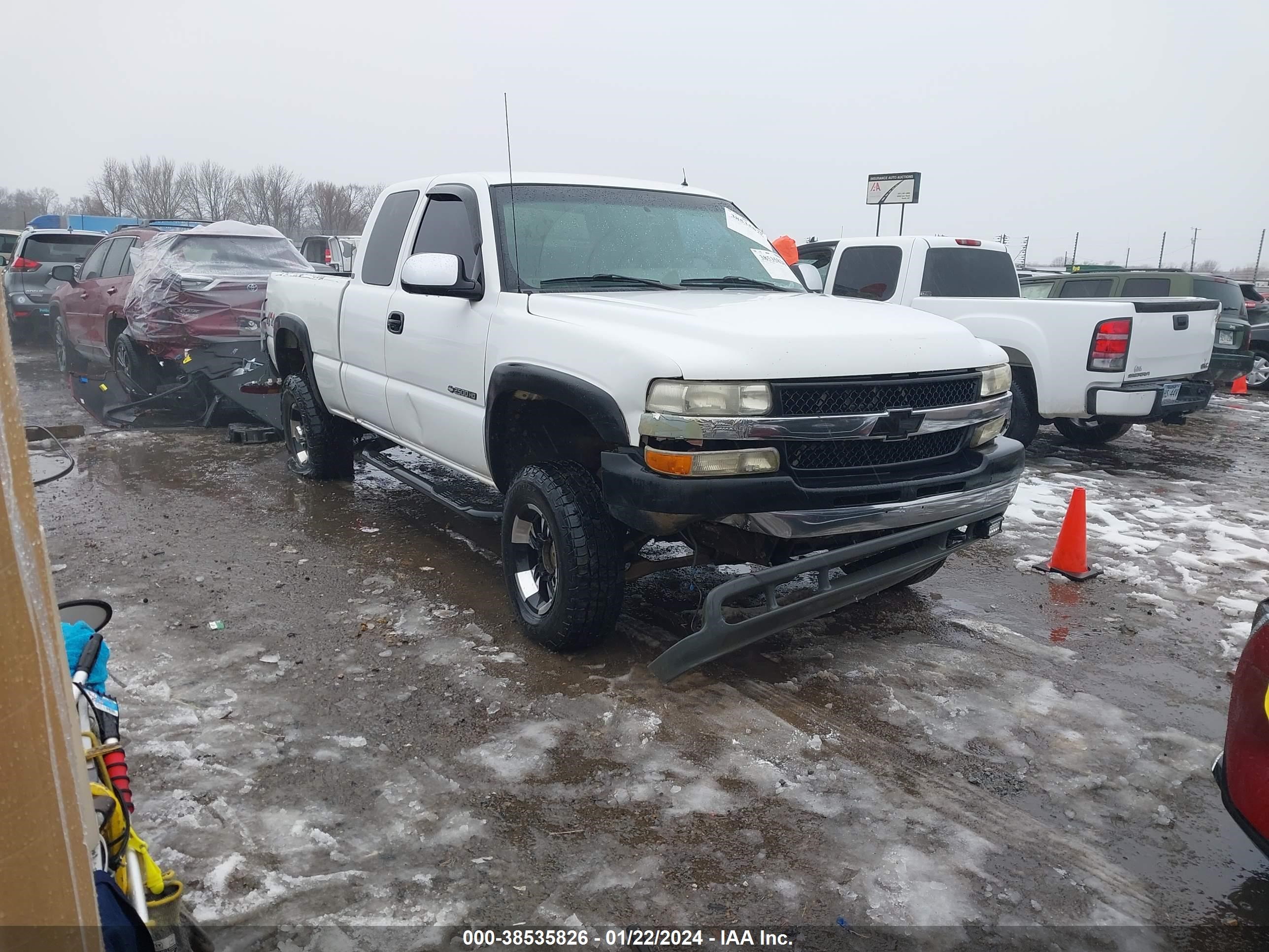 chevrolet silverado 2001 1gchk29u01e257095