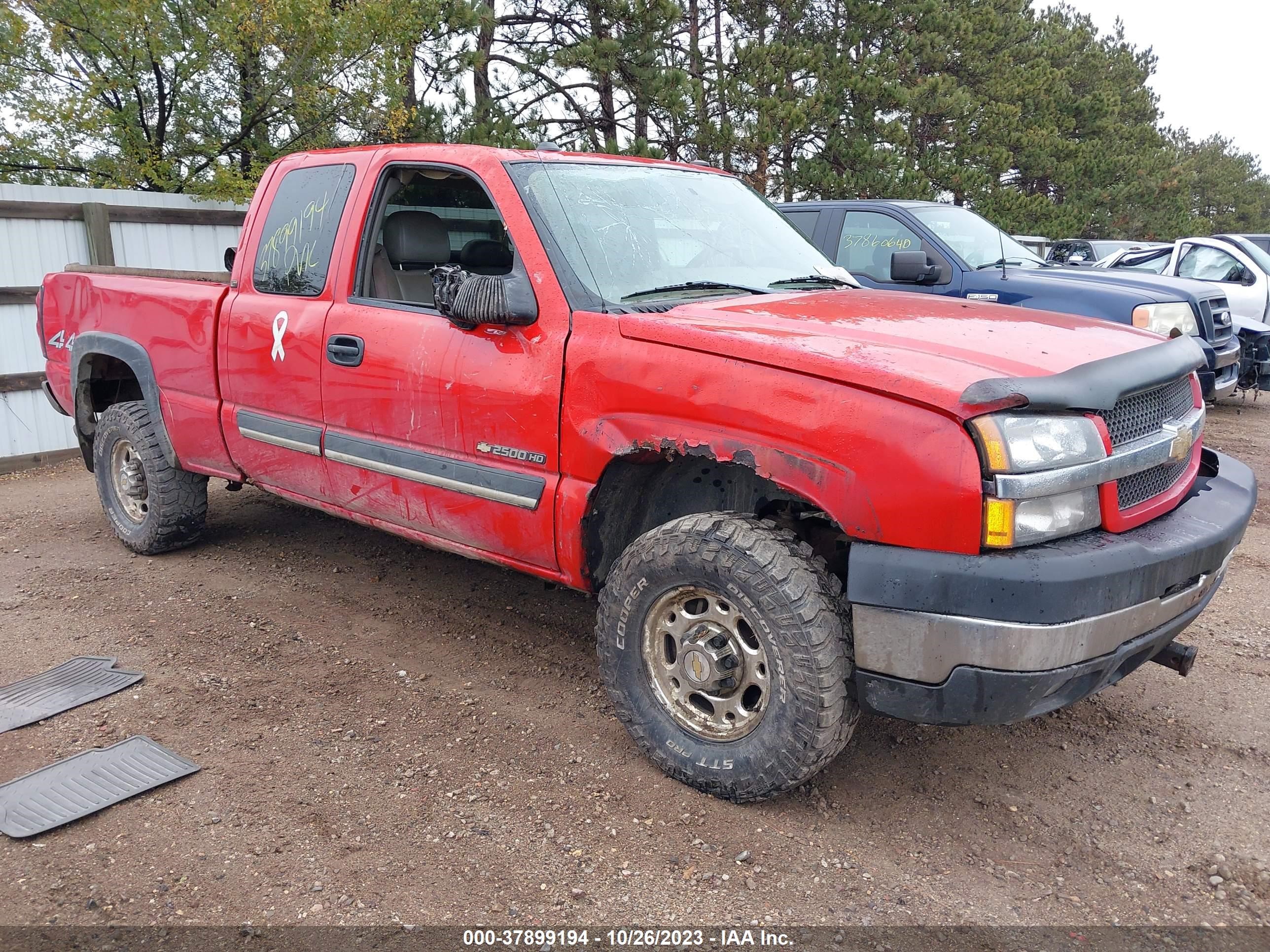 chevrolet silverado 2004 1gchk29u14e216737