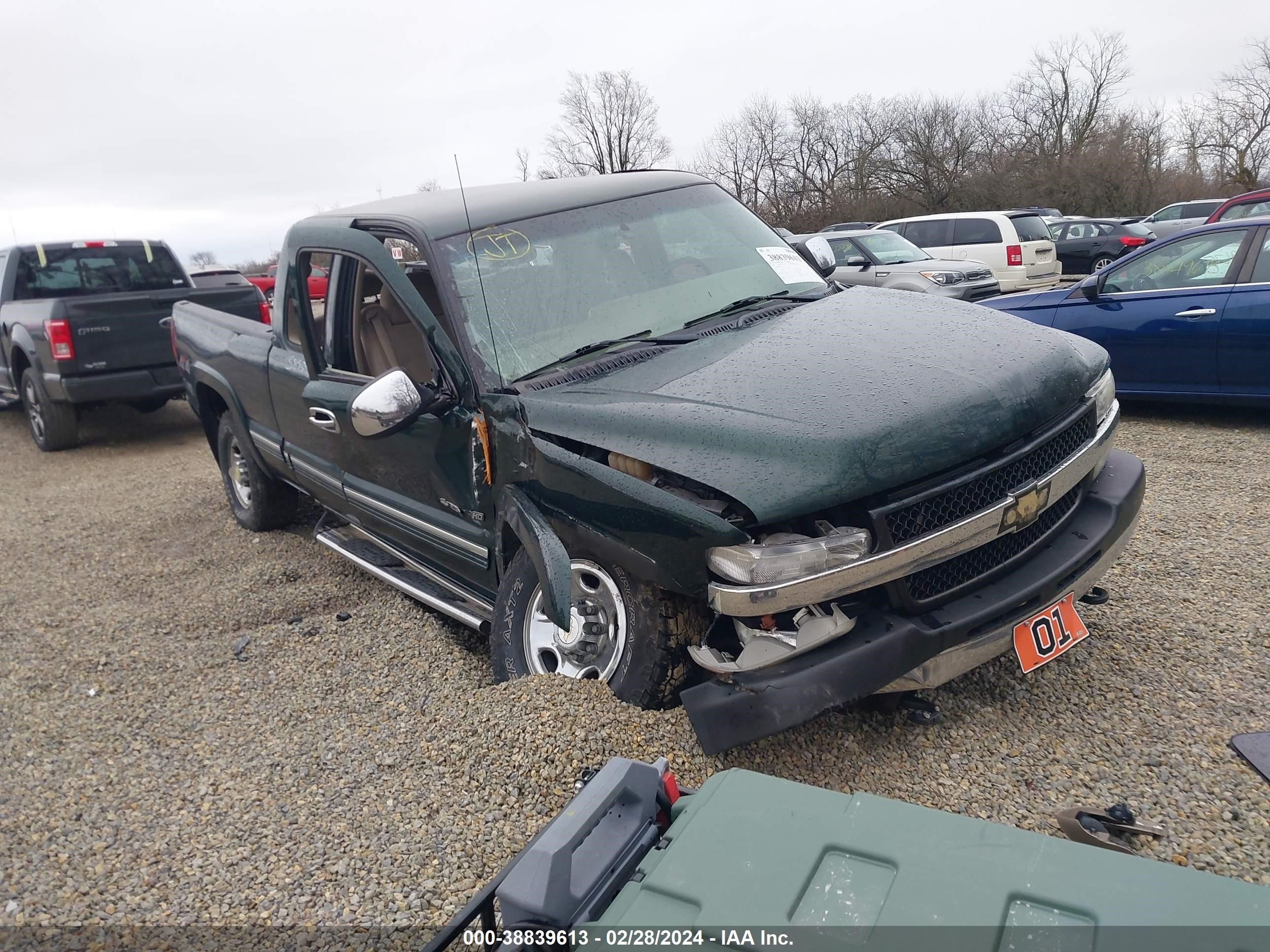 chevrolet silverado 2002 1gchk29u62e152661