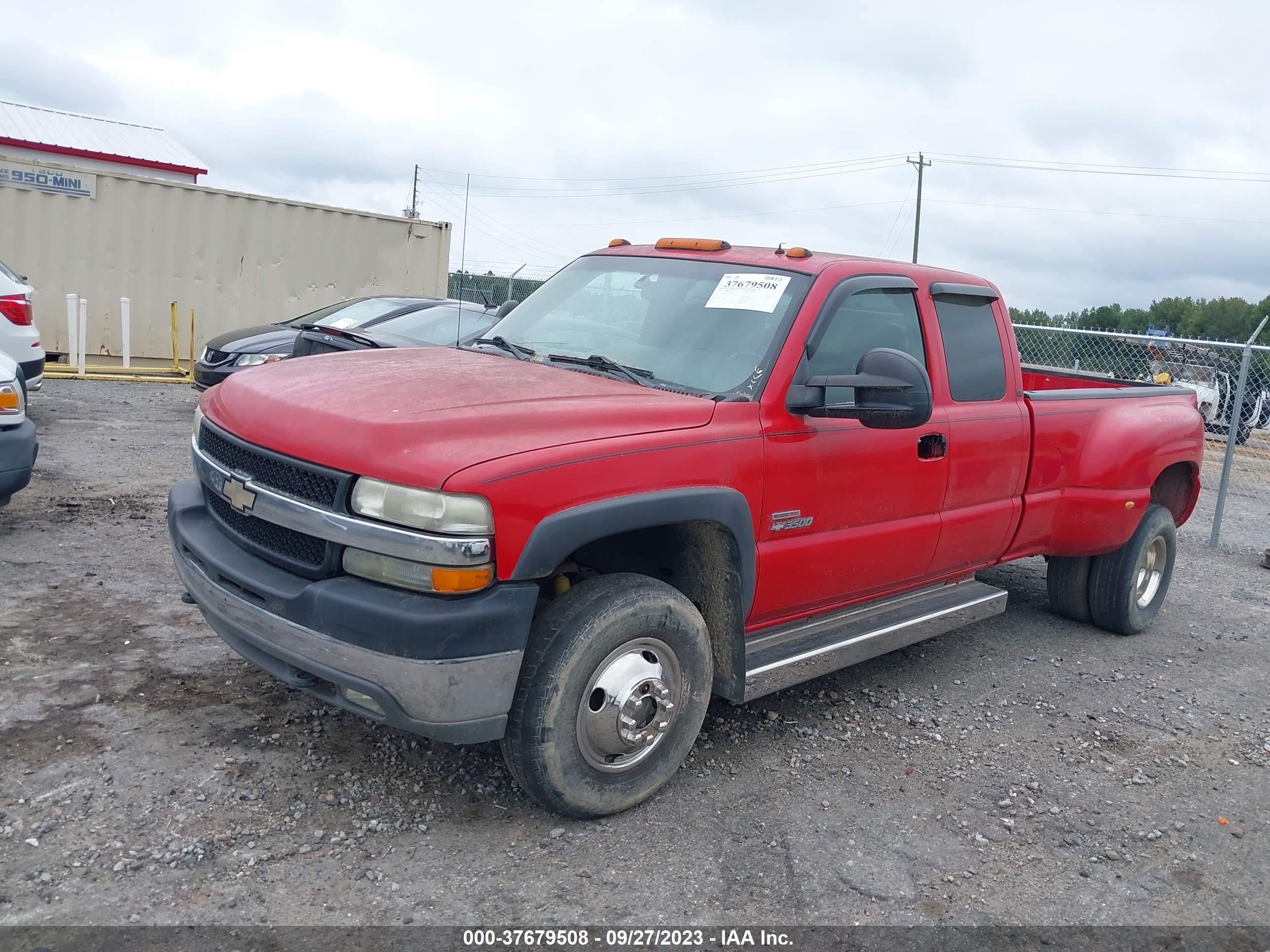 chevrolet silverado 2002 1gcjk39172e167005