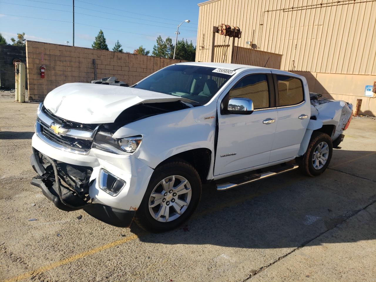 chevrolet colorado 2016 1gcptce12g1383324