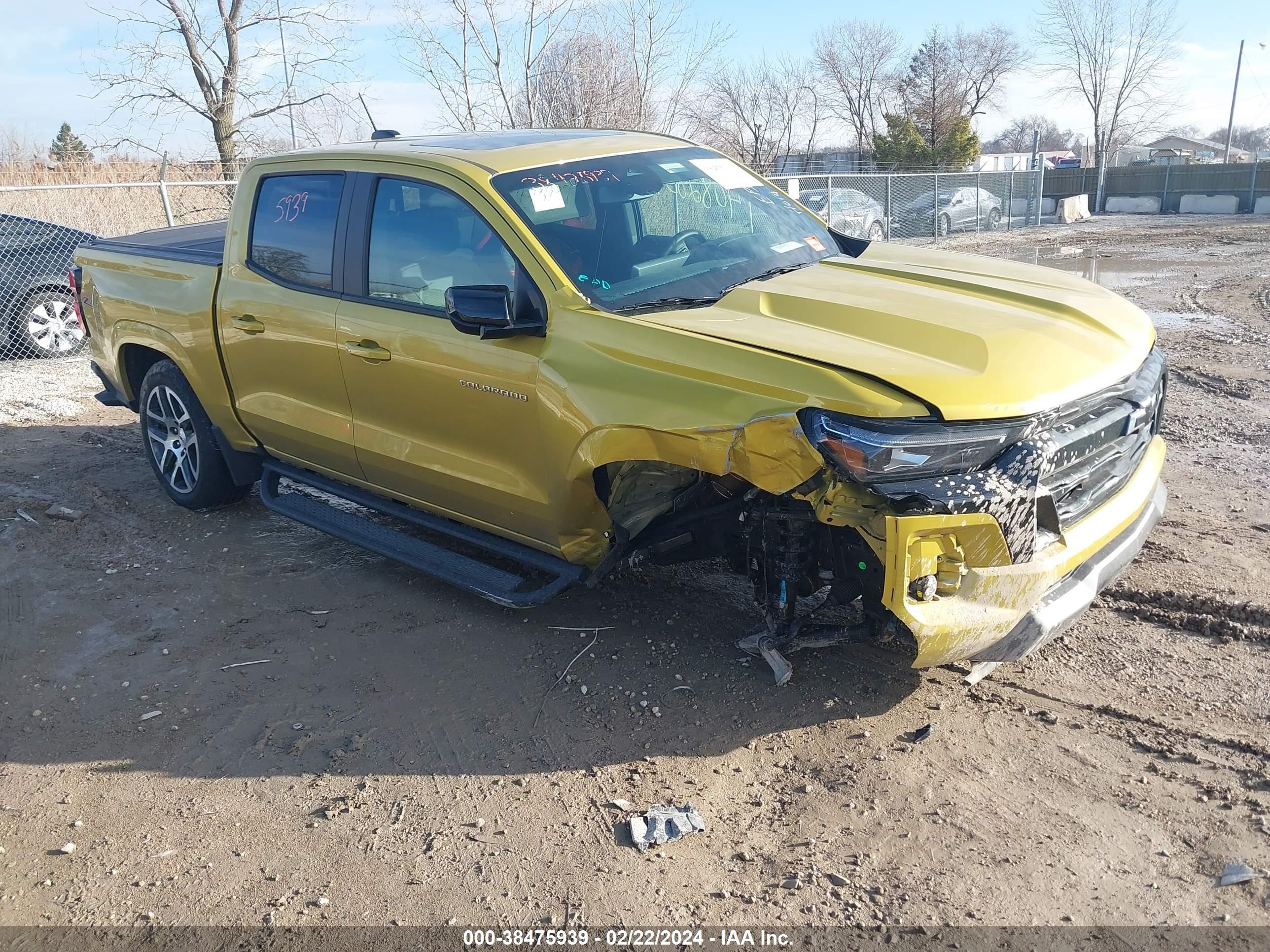 chevrolet colorado 2023 1gcptdek6p1152019