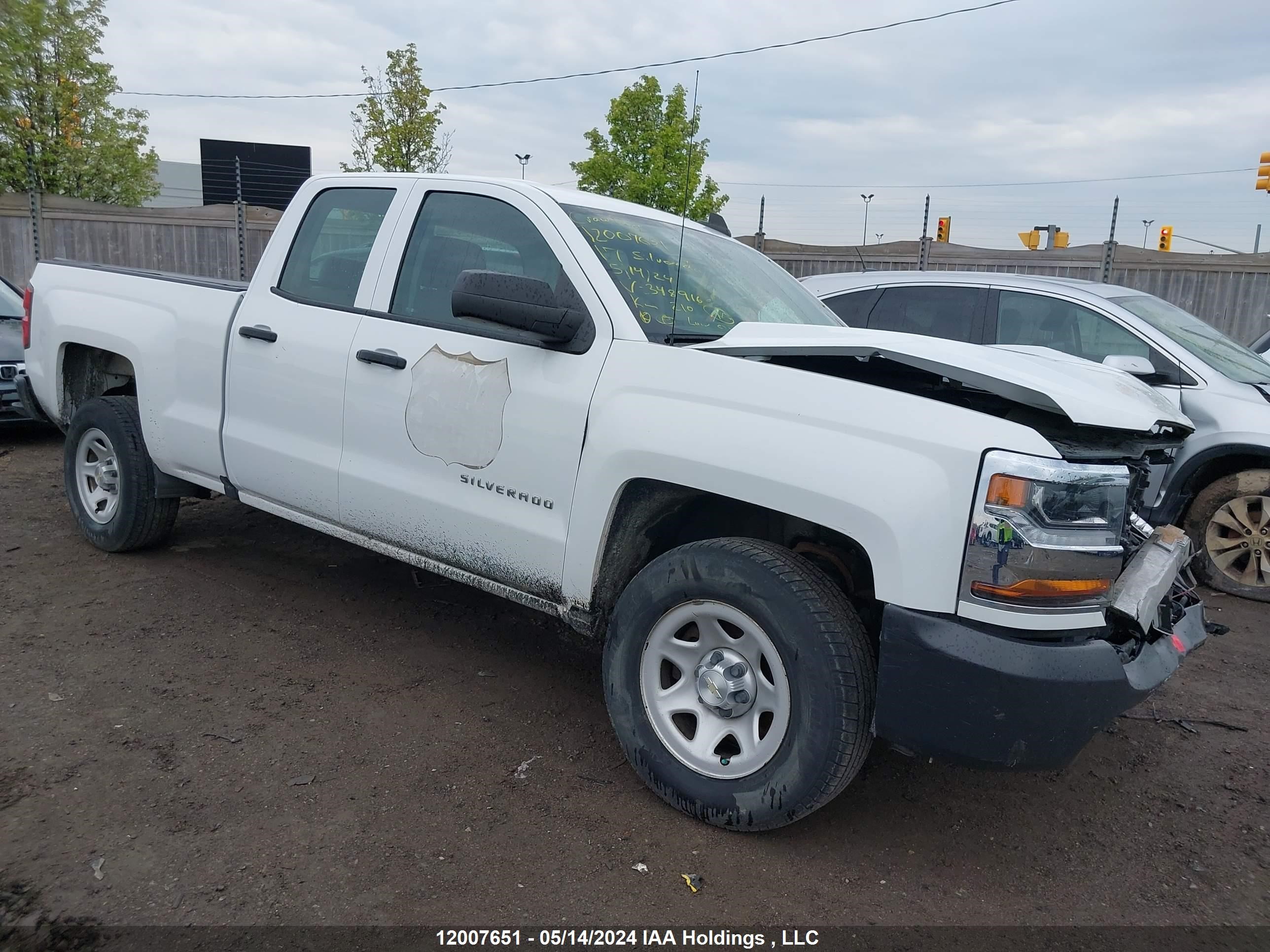 chevrolet silverado 2017 1gcrcneh0hz348916