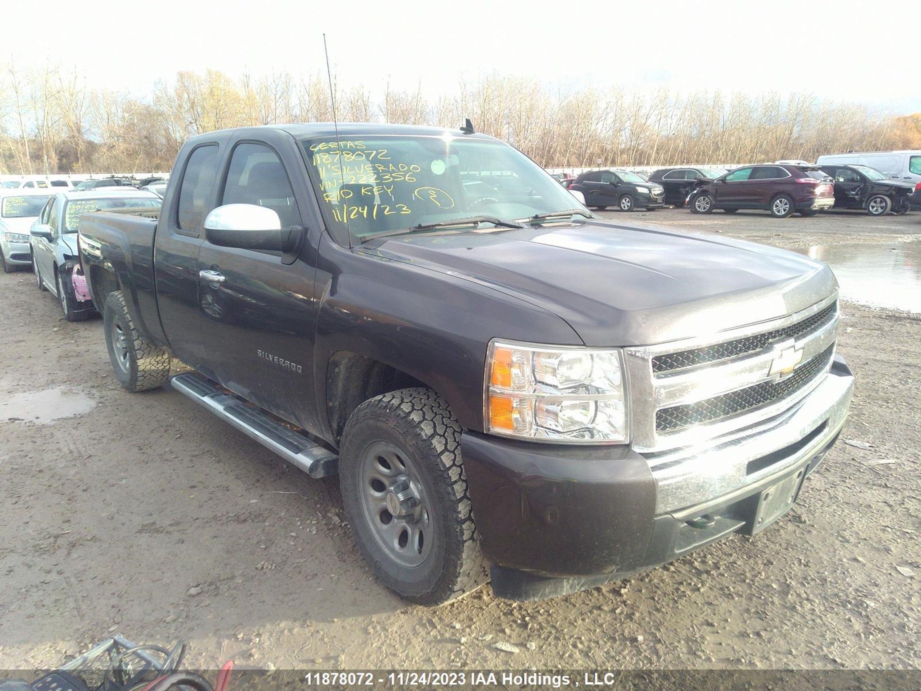 chevrolet silverado 2011 1gcrkreaxbz222356