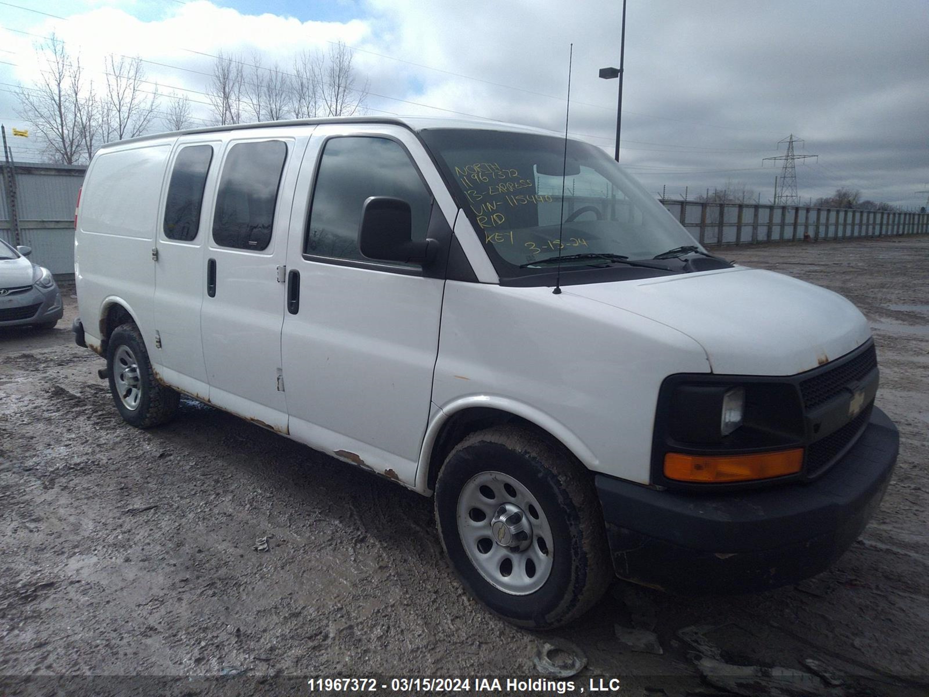 chevrolet express 2013 1gcsgaf43d1115440