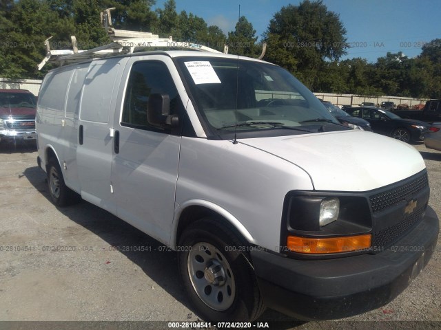 chevrolet express cargo van 2013 1gcsgafx1d1175615