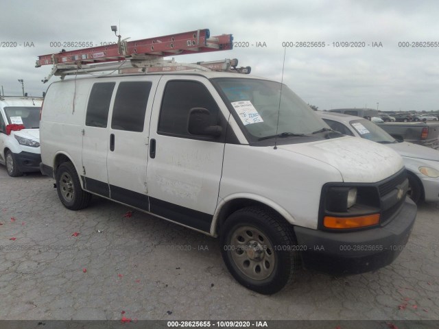 chevrolet express cargo van 2013 1gcsgafx2d1181021