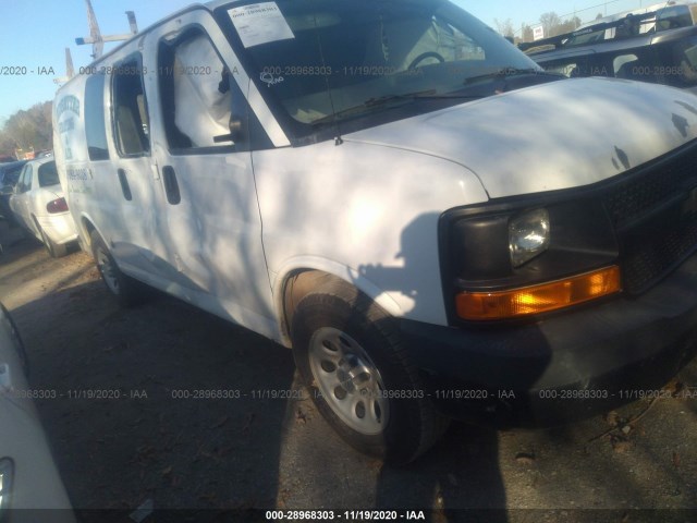 chevrolet express cargo van 2011 1gcsgafx5b1184282