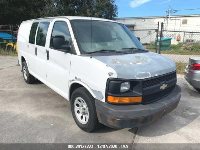 chevrolet express cargo van 2010 1gcugadx6a1129544