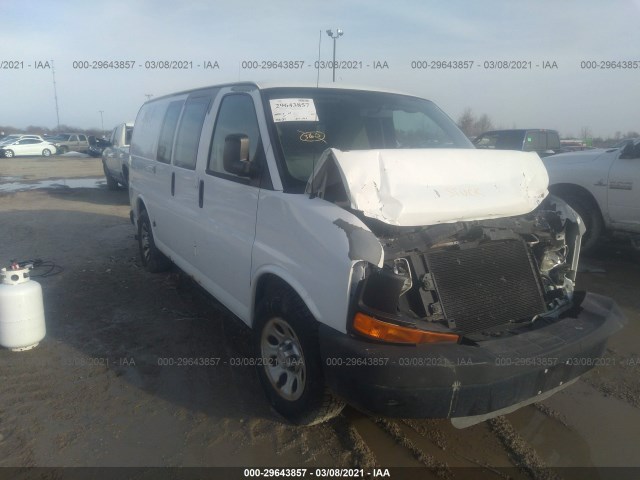 chevrolet express cargo van 2010 1gcuhad48a1152701