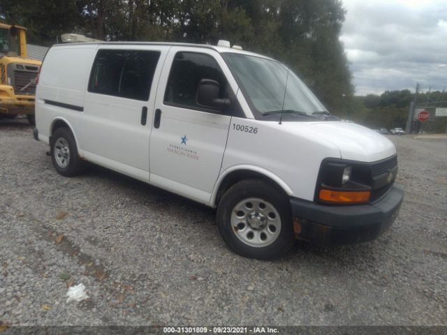 chevrolet express cargo van 2010 1gcuhad4xa1106612