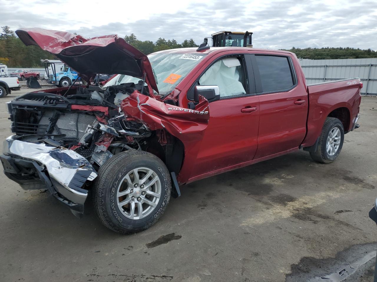 chevrolet silverado 2022 1gcuydet1nz220738