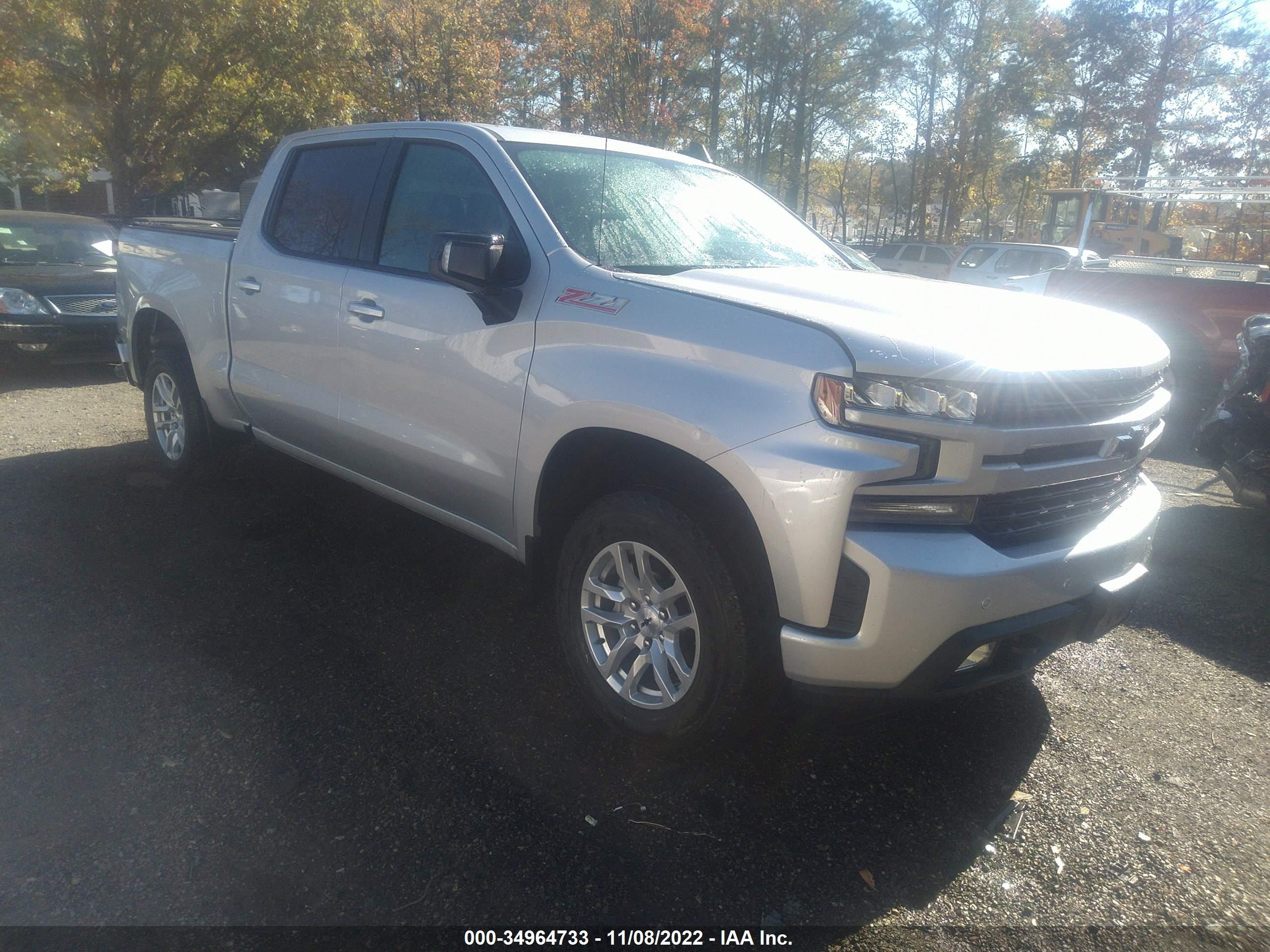 chevrolet silverado 2020 1gcuyeed8lz353590