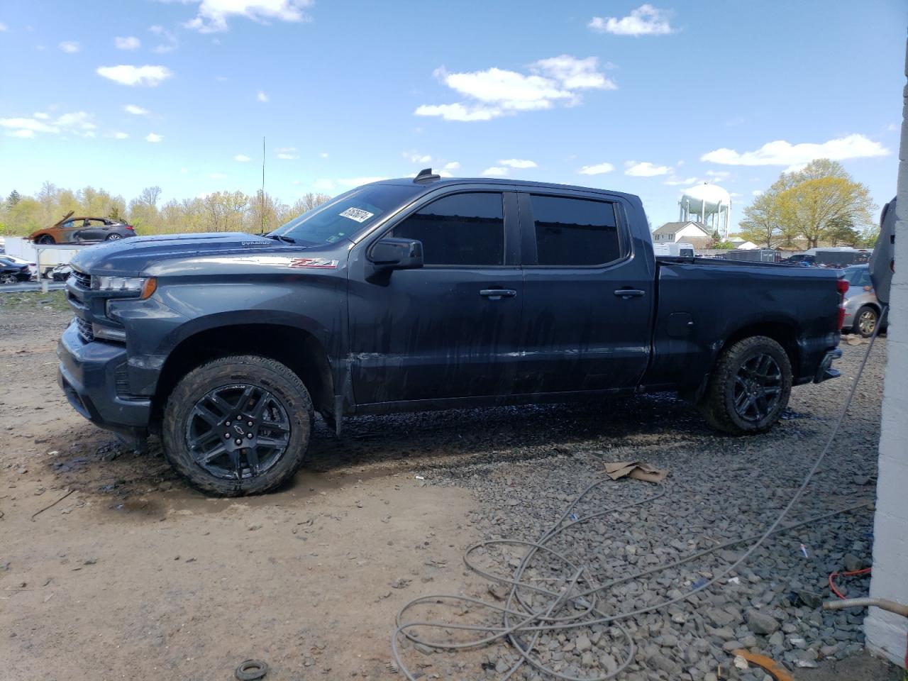 chevrolet silverado 2022 1gcuyeetxnz188748