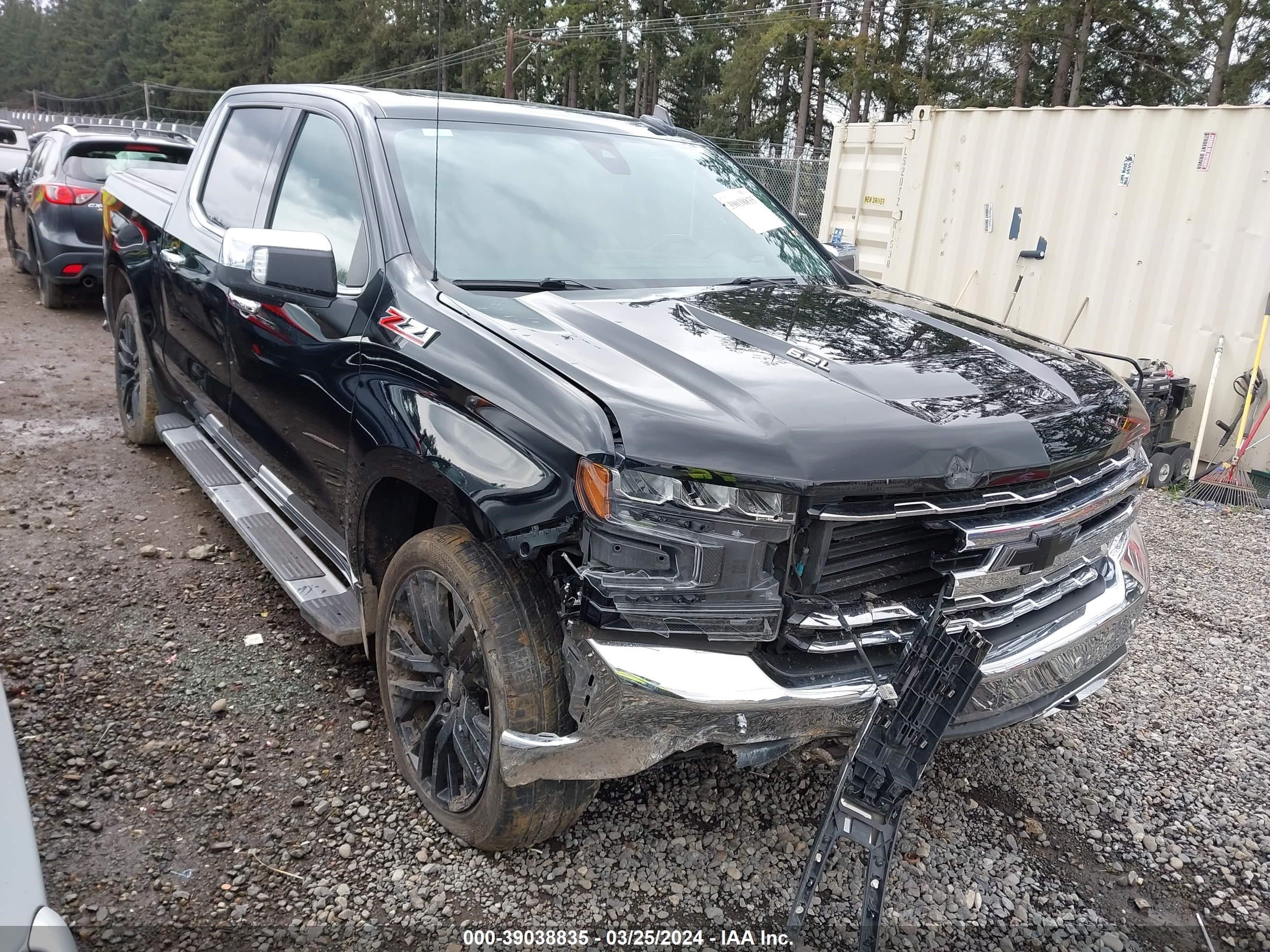 chevrolet silverado 2019 1gcuygel8kz150846