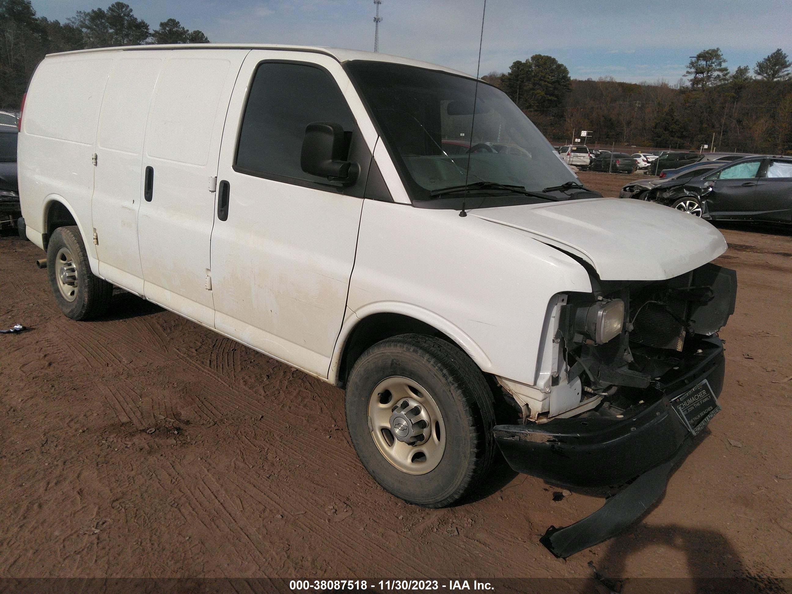 chevrolet express 2017 1gcwgaff6h1349452