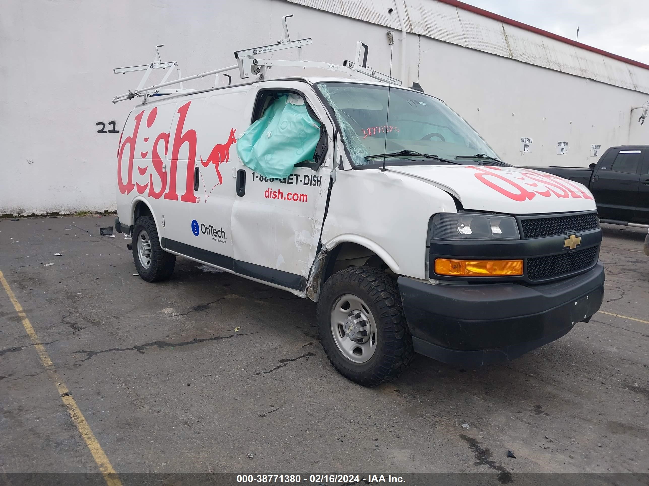 chevrolet express 2020 1gcwgafg1l1276606