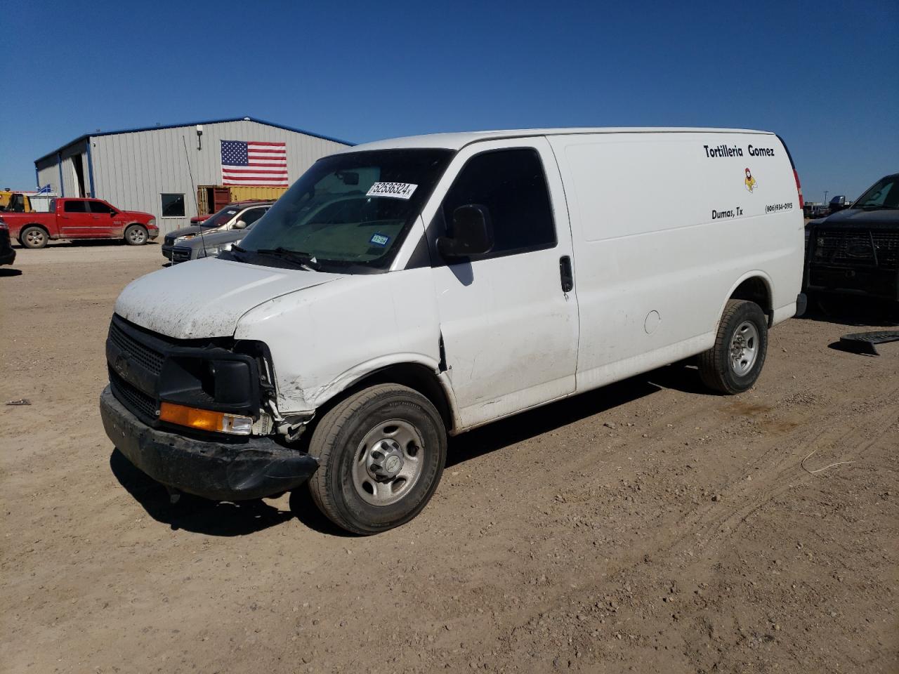 chevrolet express 2016 1gcwgafg2g1282436