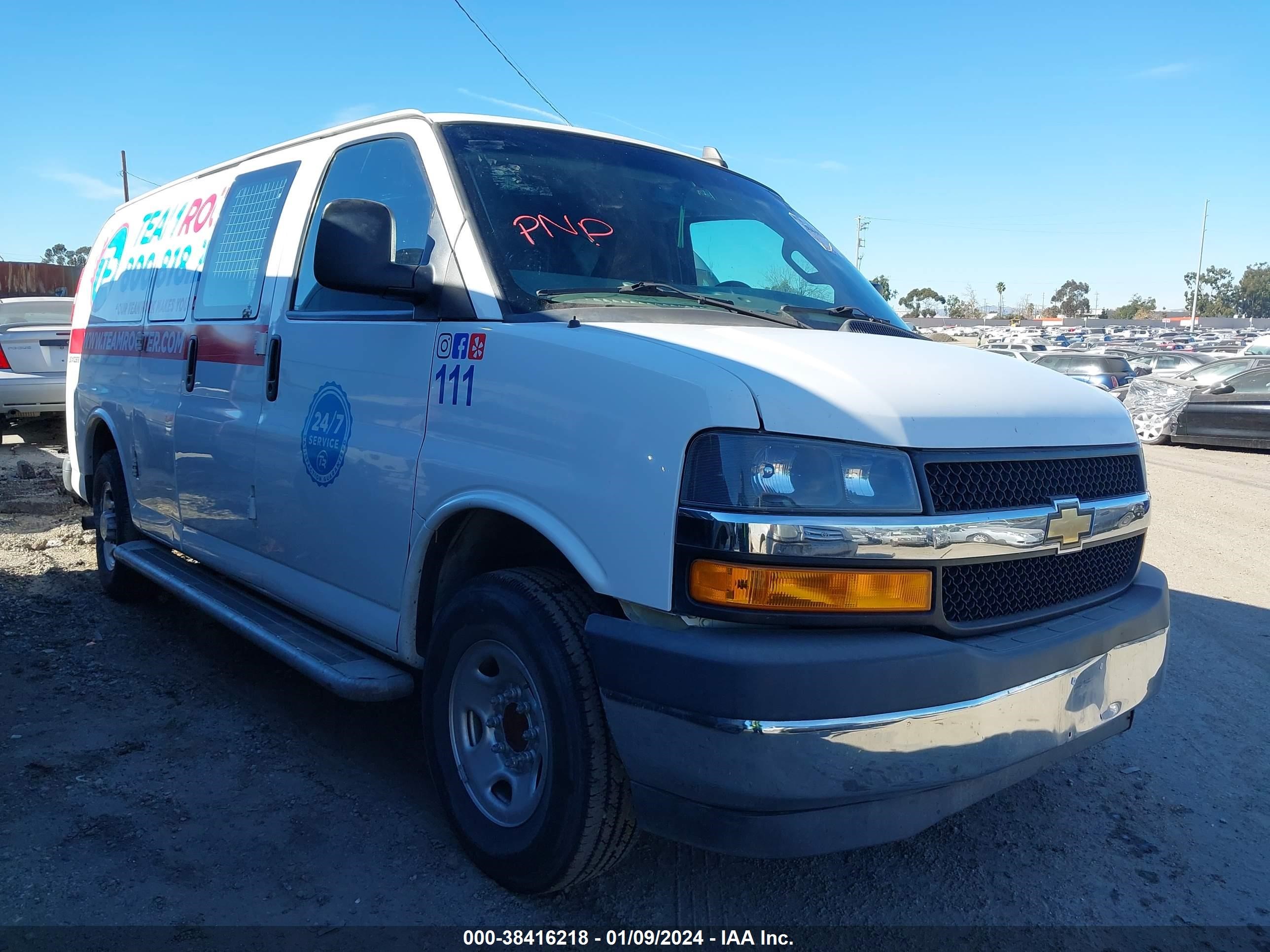 chevrolet express 2019 1gcwgafg7k1291349