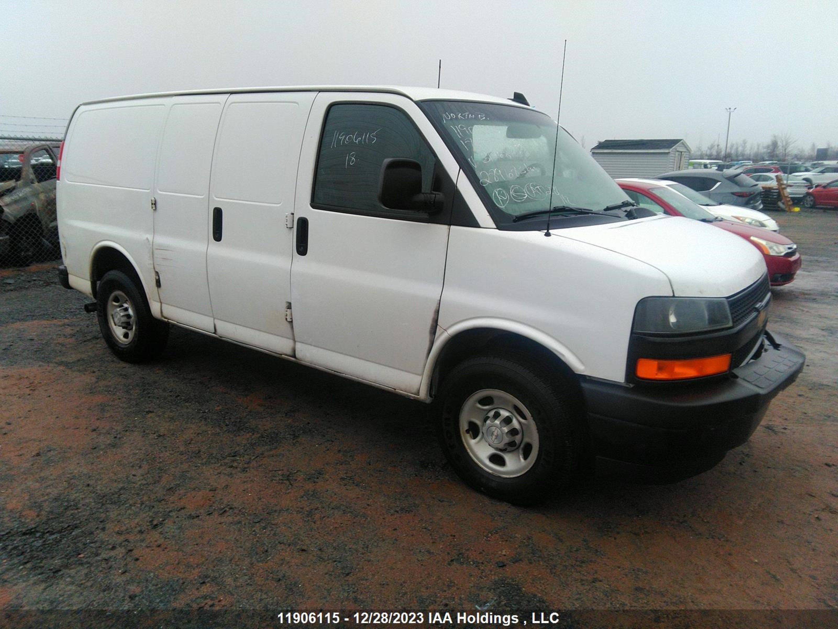 chevrolet express 2018 1gcwgafp1j1317684