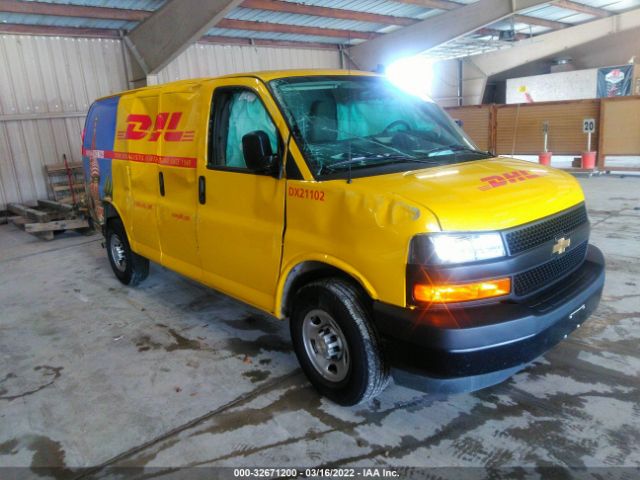 chevrolet express cargo van 2021 1gcwgafp6m1167835