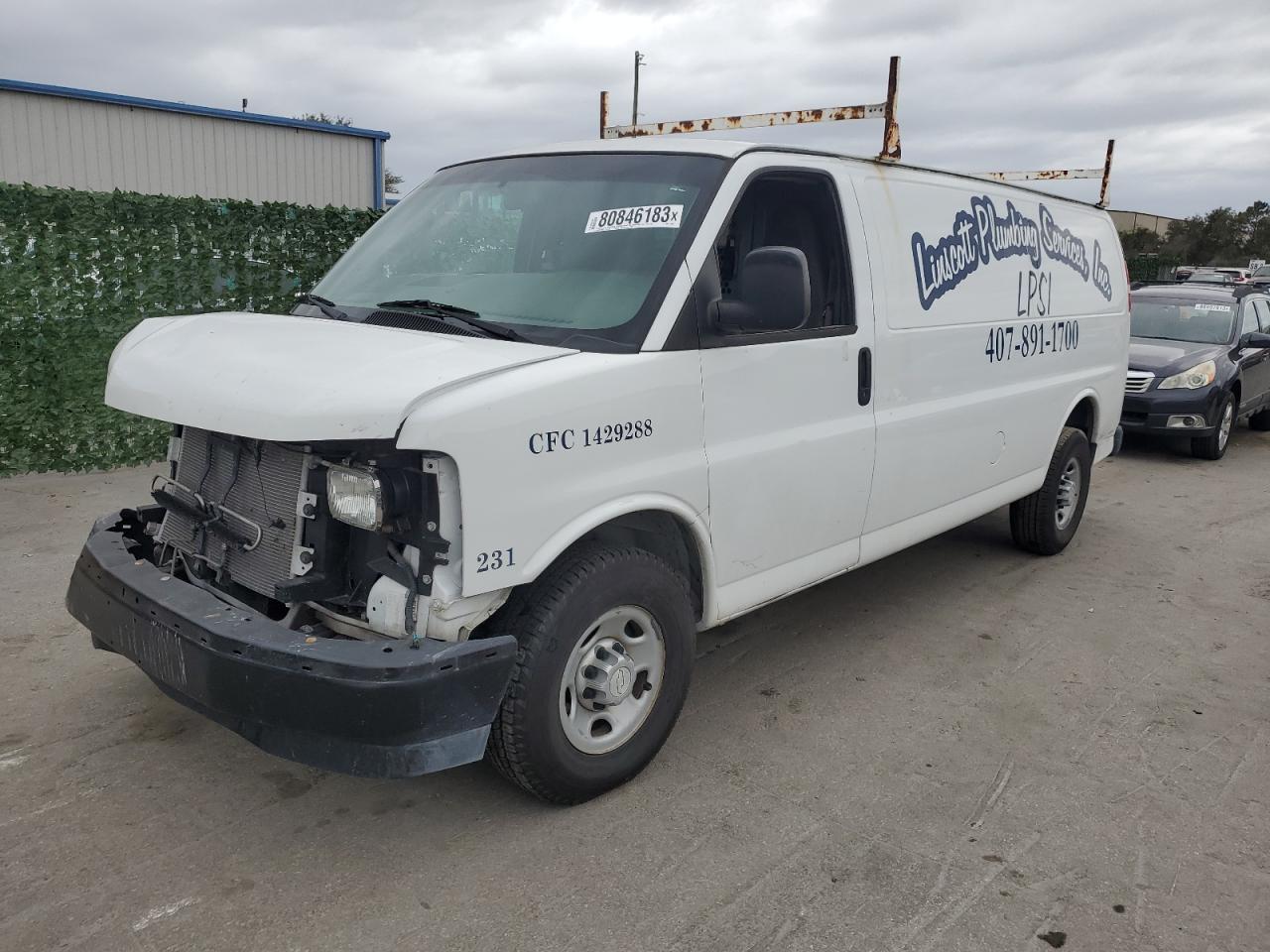 chevrolet express 2017 1gcwgbff2h1145043