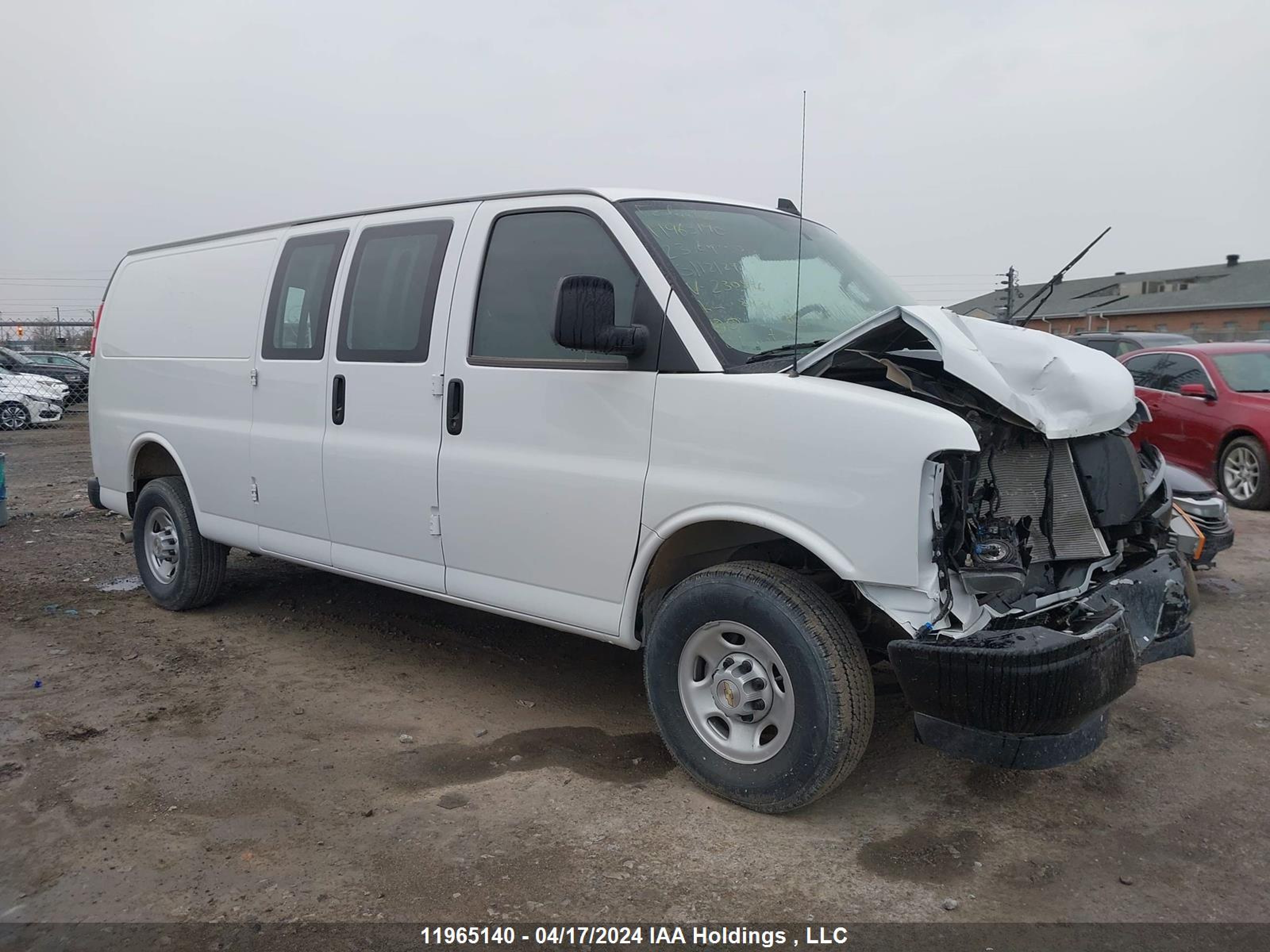 chevrolet express 2023 1gcwgbfpxp1230896