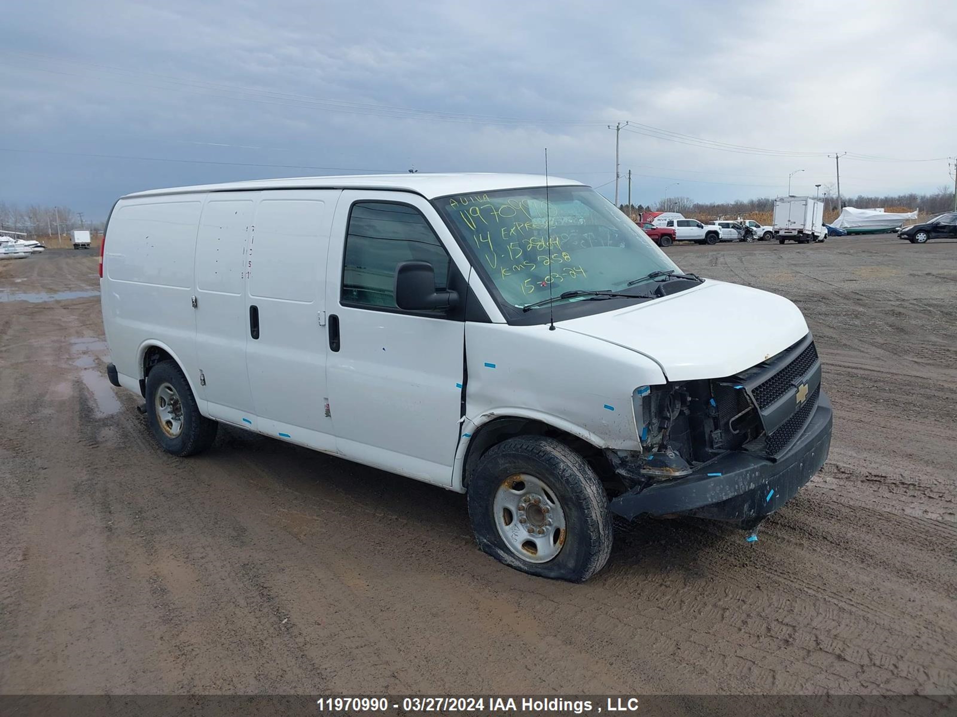 chevrolet express 2014 1gcwgfba4e1152864