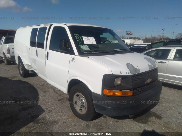 chevrolet express cargo van 2011 1gcwggba2b1147096