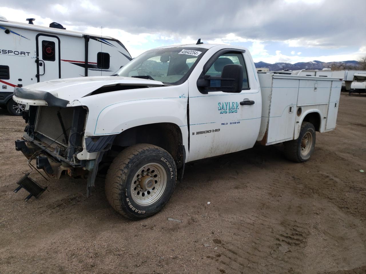 gmc sierra 2007 1gdhk24k67e570467