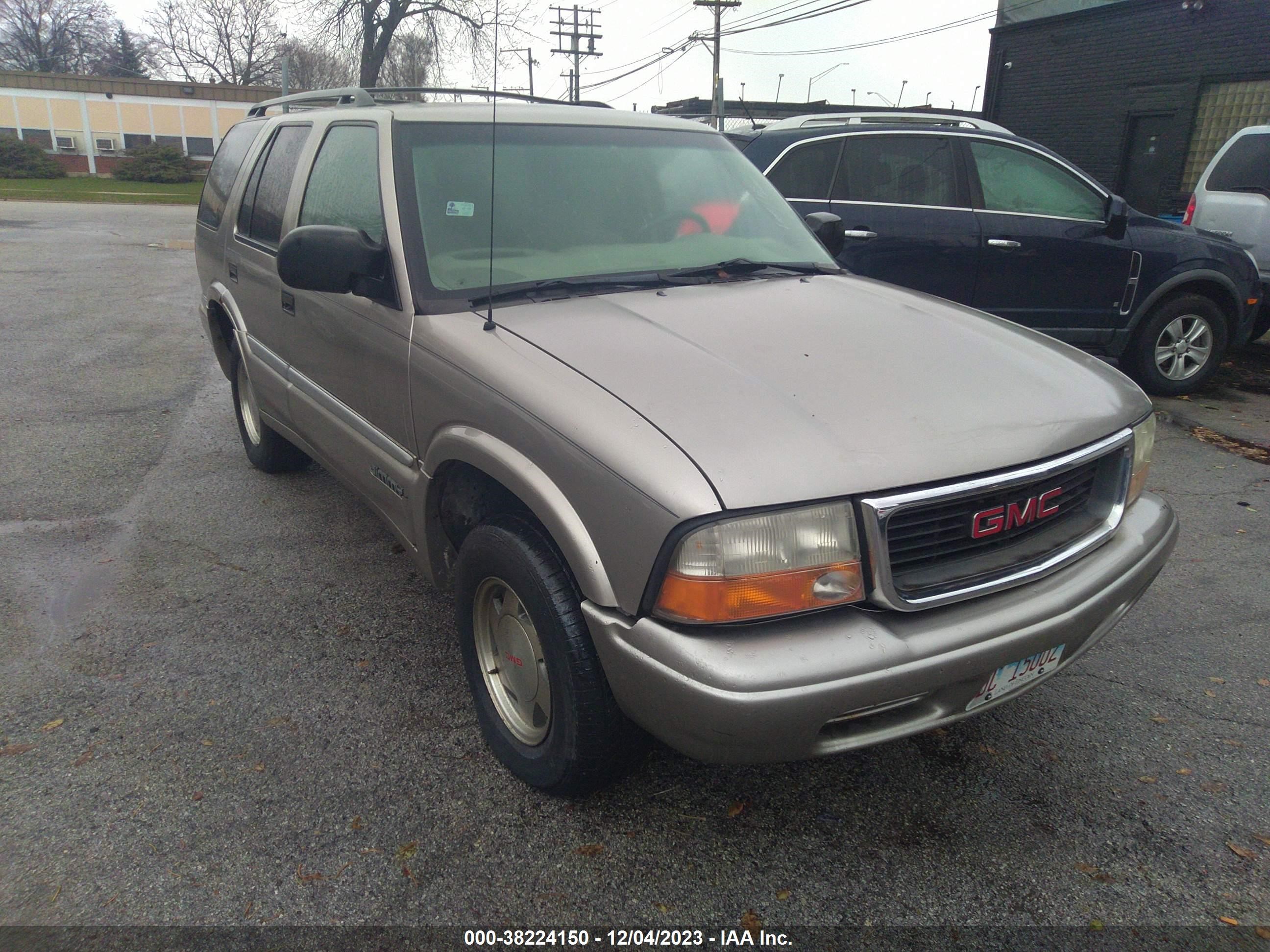 gmc jimmy 2000 1gkcs13wxy2387898