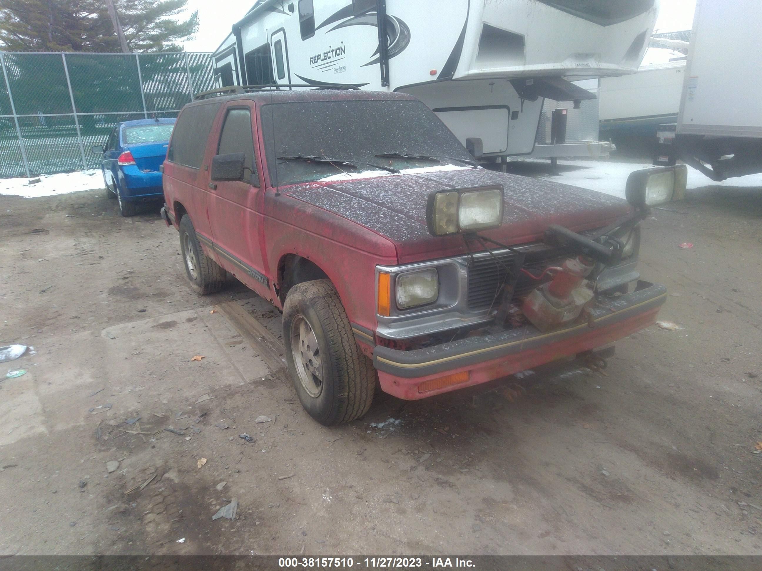 gmc jimmy 1993 1gkct18w6p0510581