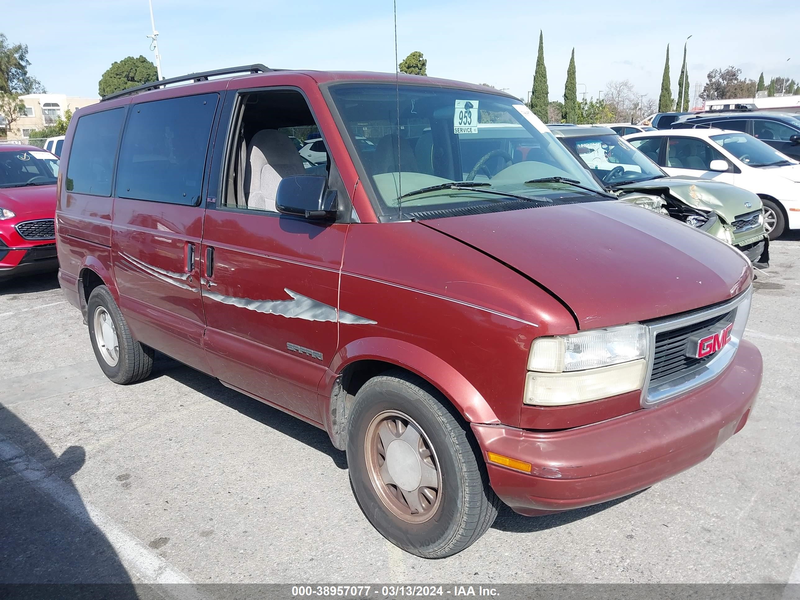 gmc safari 2000 1gkdm19wxyb538776