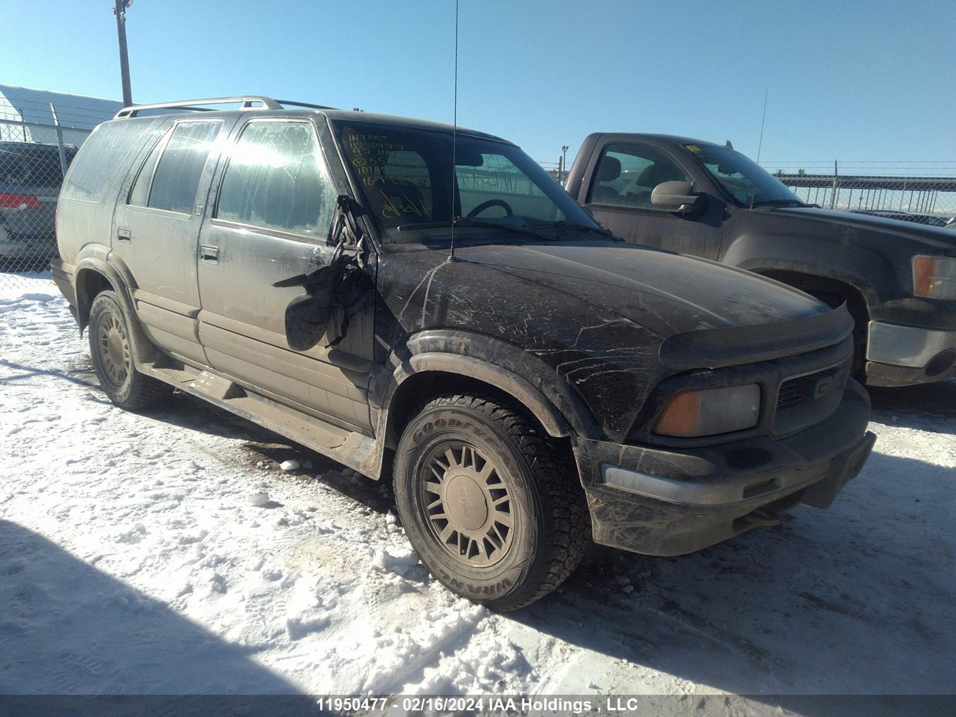 gmc jimmy 1997 1gkdt13w6v2553878