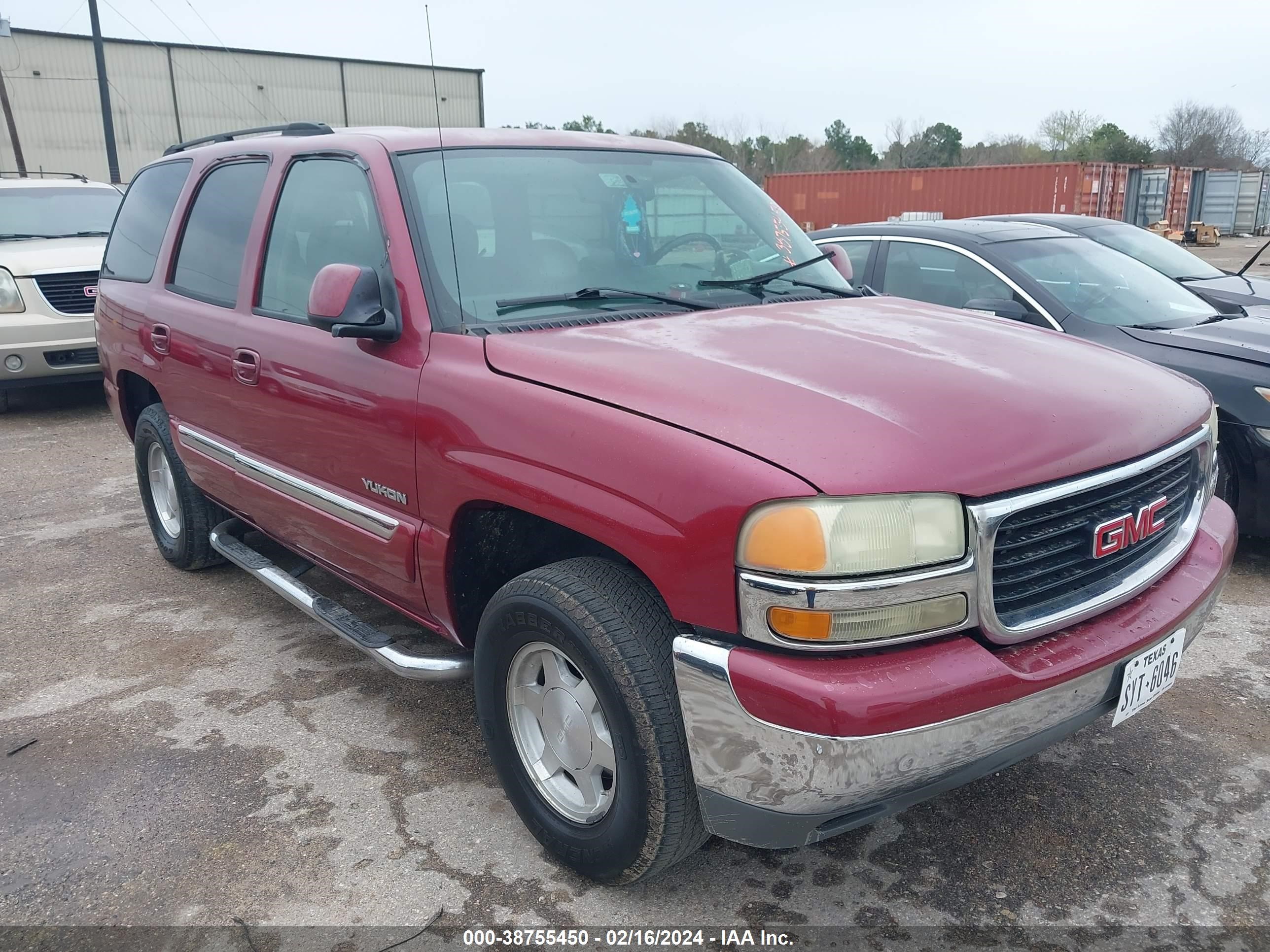 gmc yukon 2004 1gkec13v44r175058