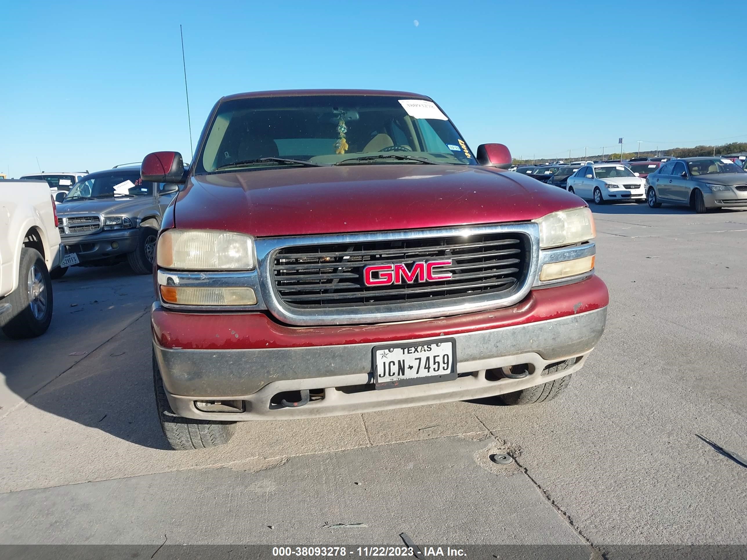 gmc yukon 2002 1gkec13z02r186087