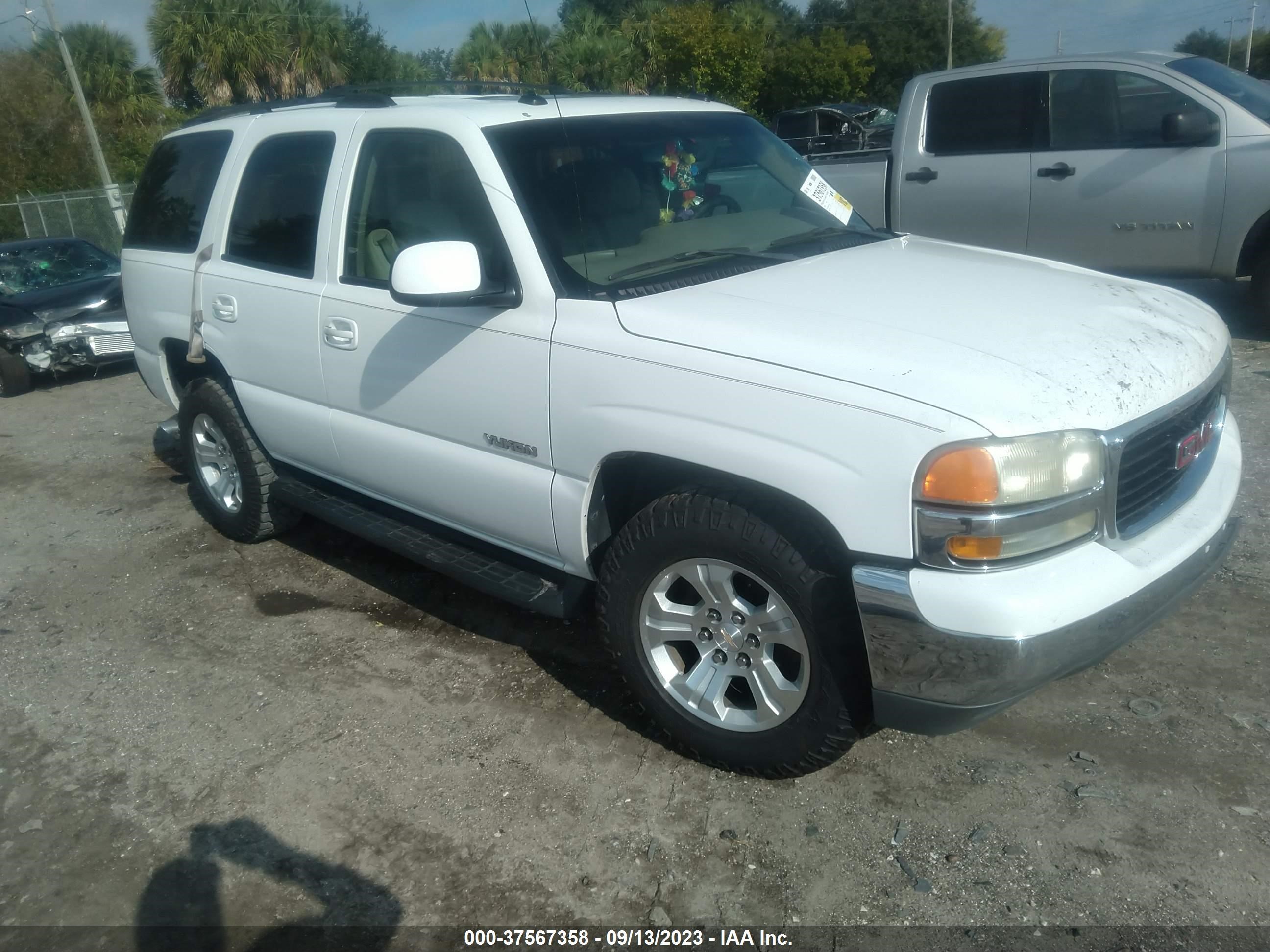 gmc yukon 2003 1gkec13z13r308943