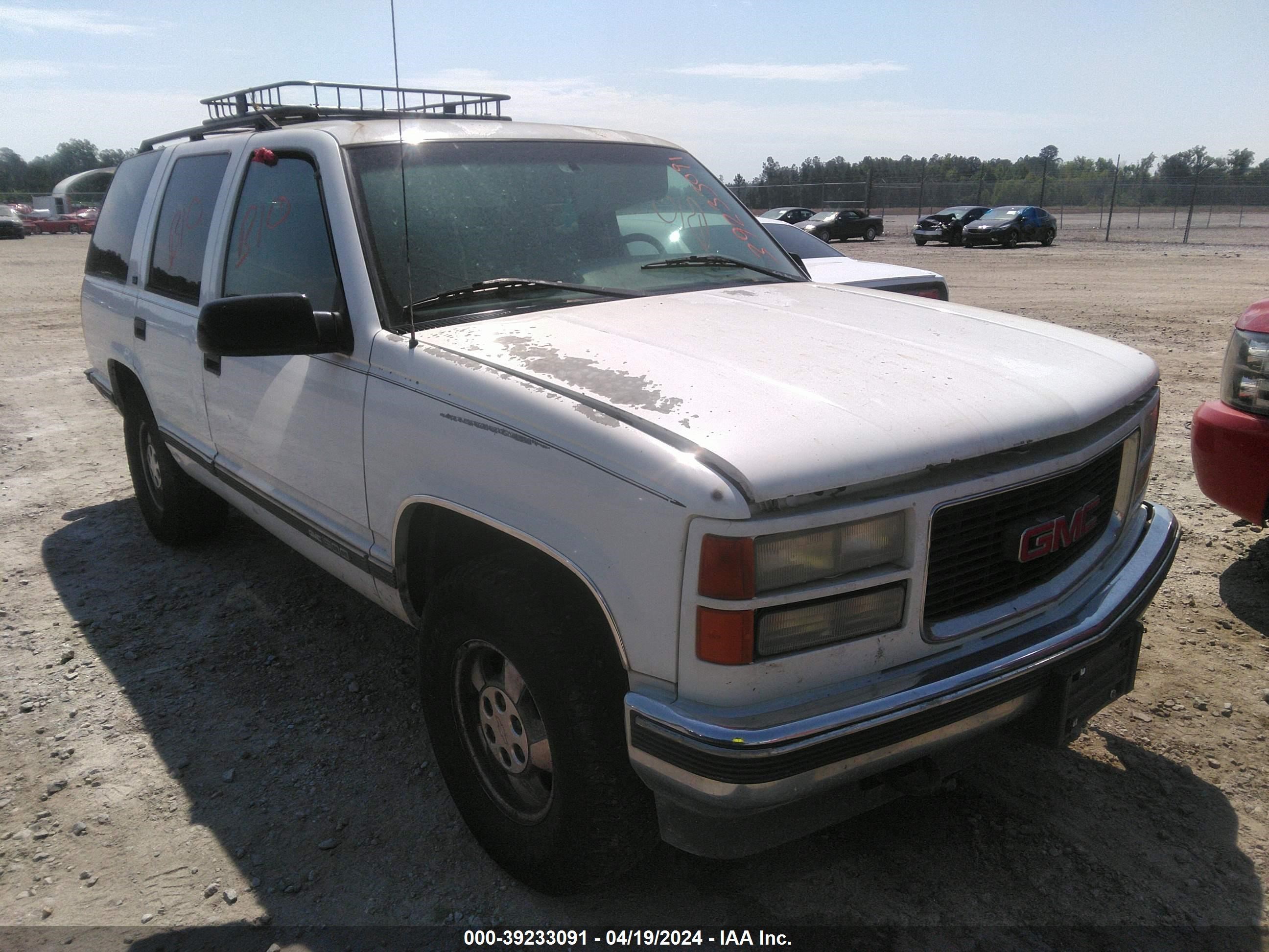 gmc yukon 1996 1gkek13r5tj752554