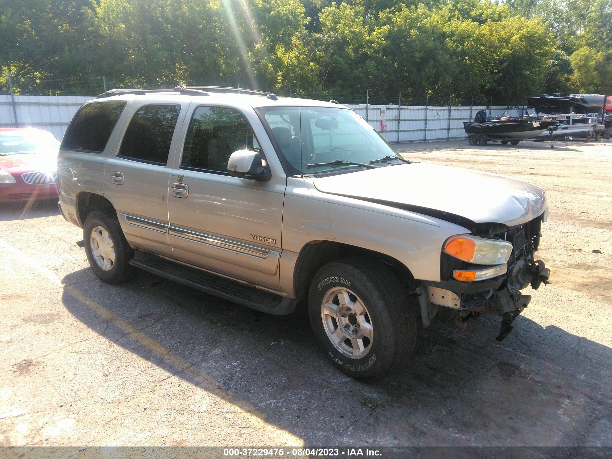 gmc yukon 2005 1gkek13t05r108007