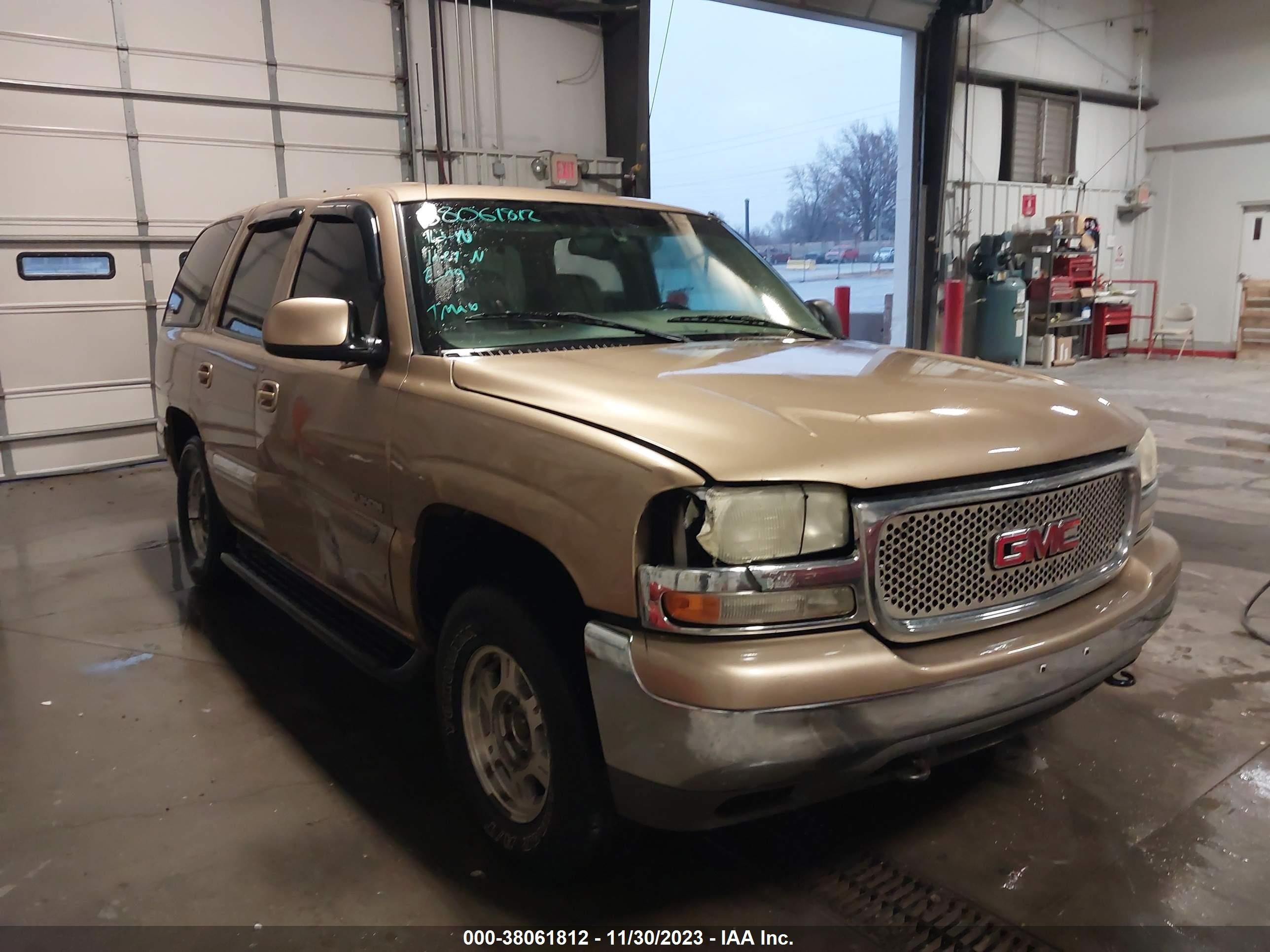 gmc yukon 2001 1gkek13t11j108848