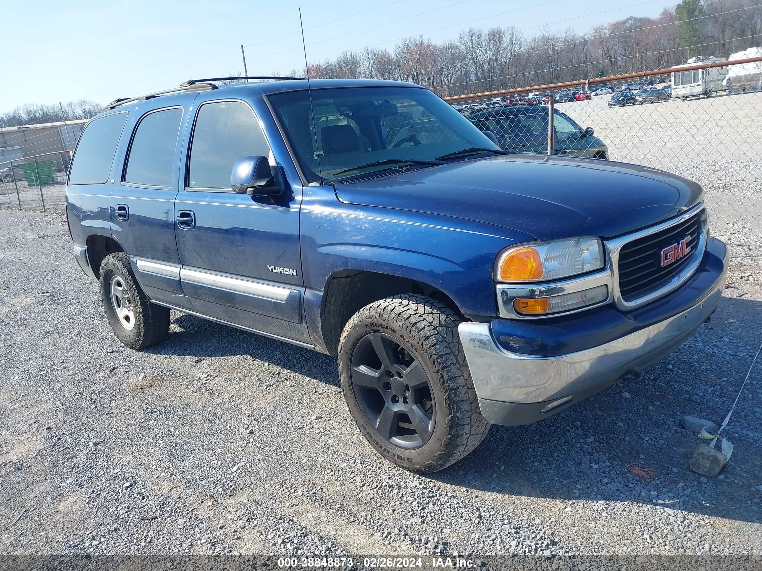 gmc yukon 2001 1gkek13t31j146470