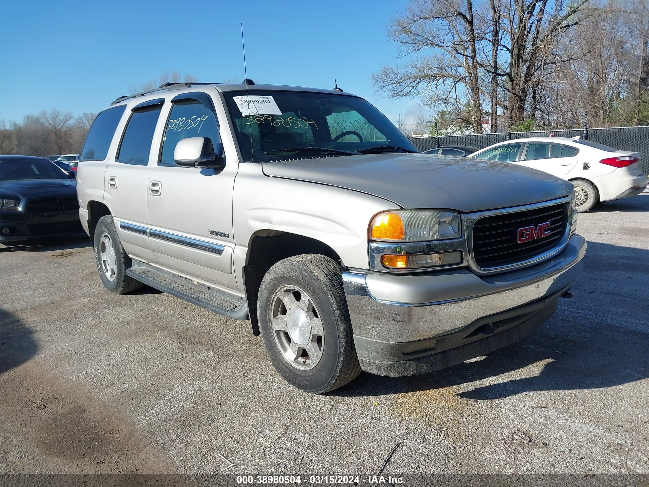 gmc yukon 2005 1gkek13t85r188107