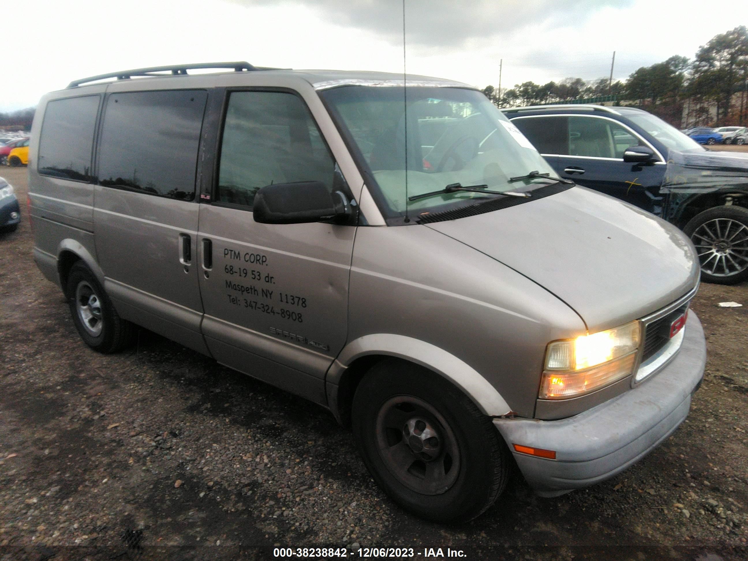 gmc safari 2001 1gkel19w91b518063