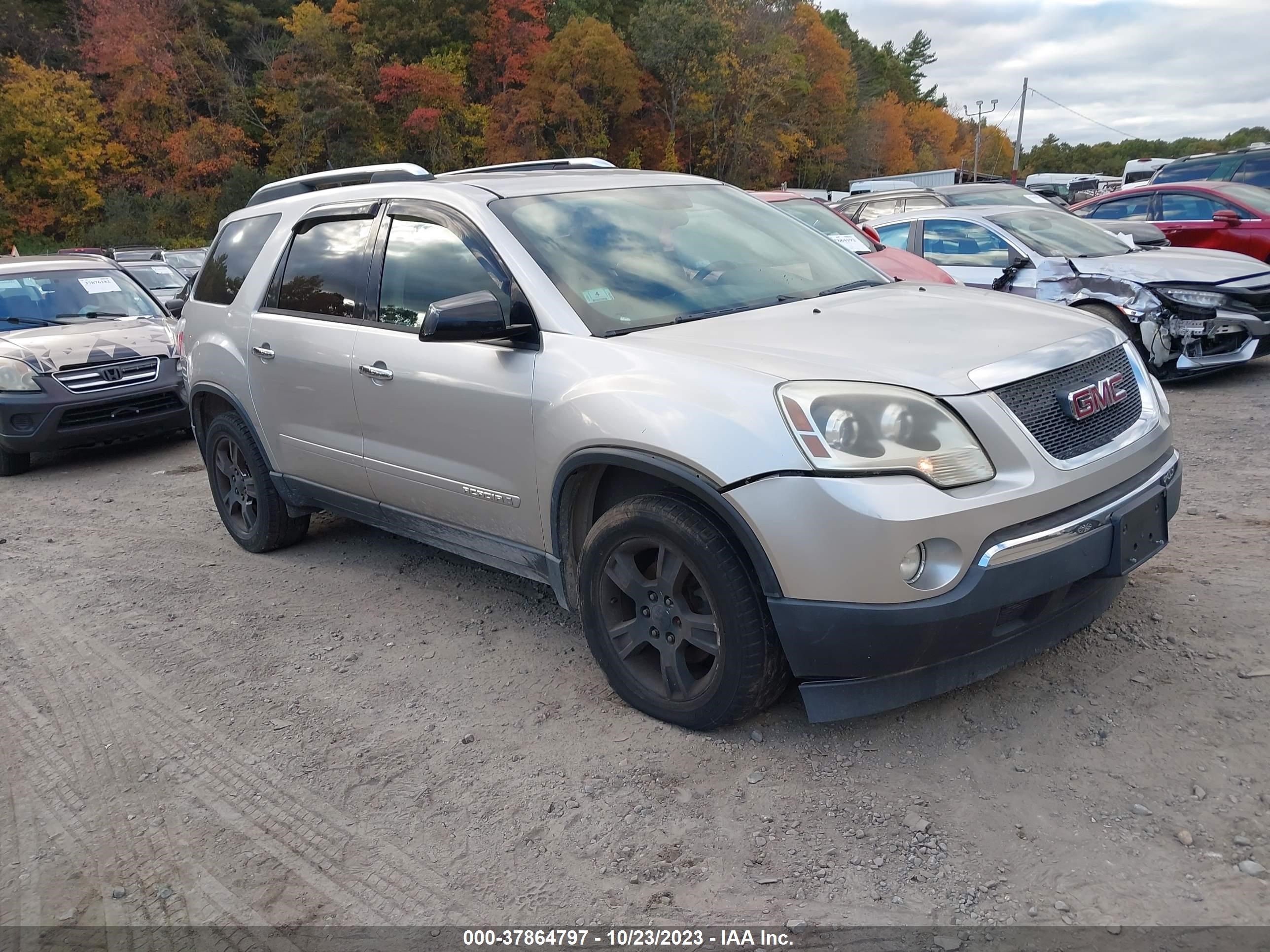 gmc acadia 2007 1gker13727j124466