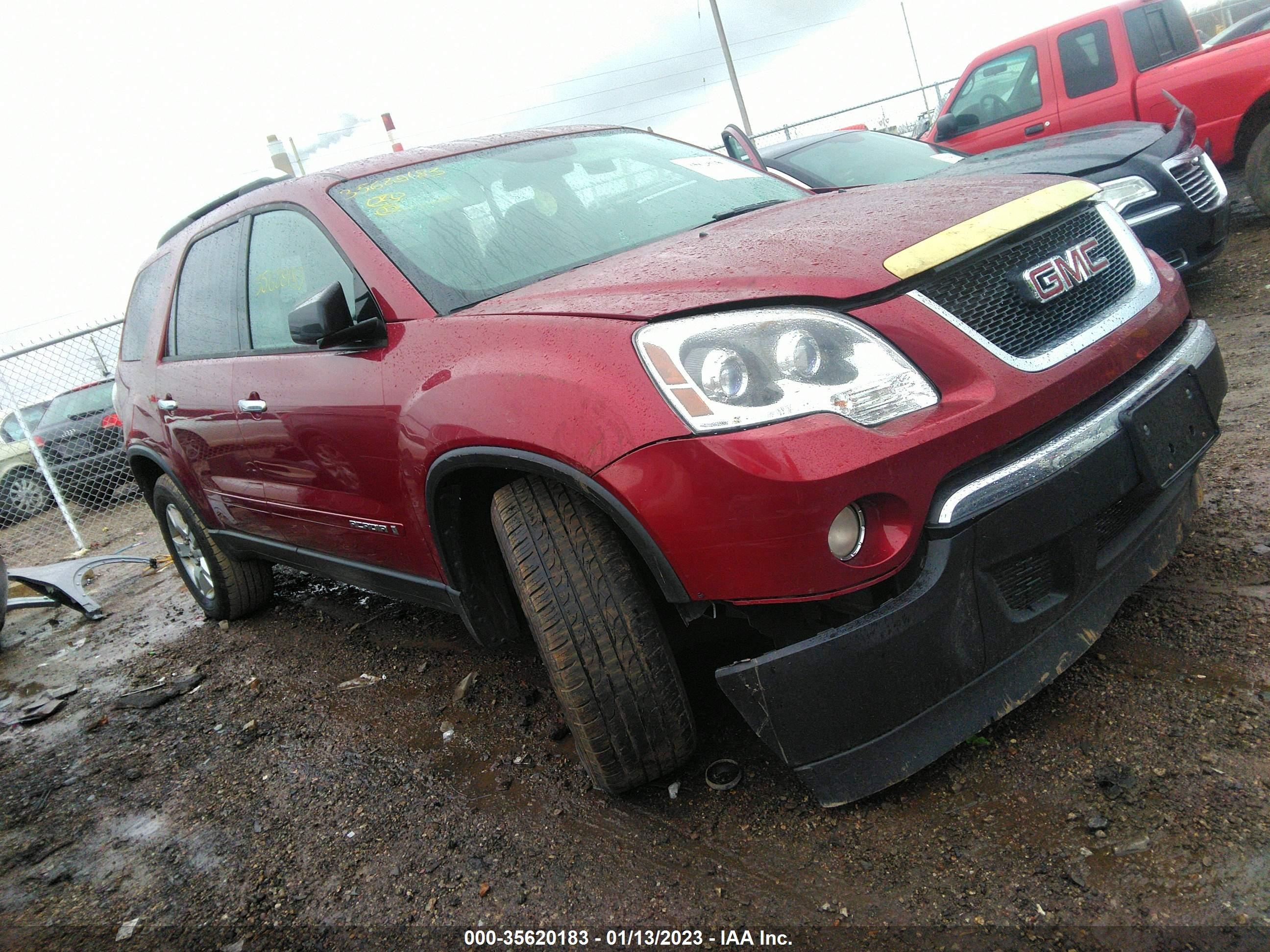 gmc acadia 2007 1gker13747j144508