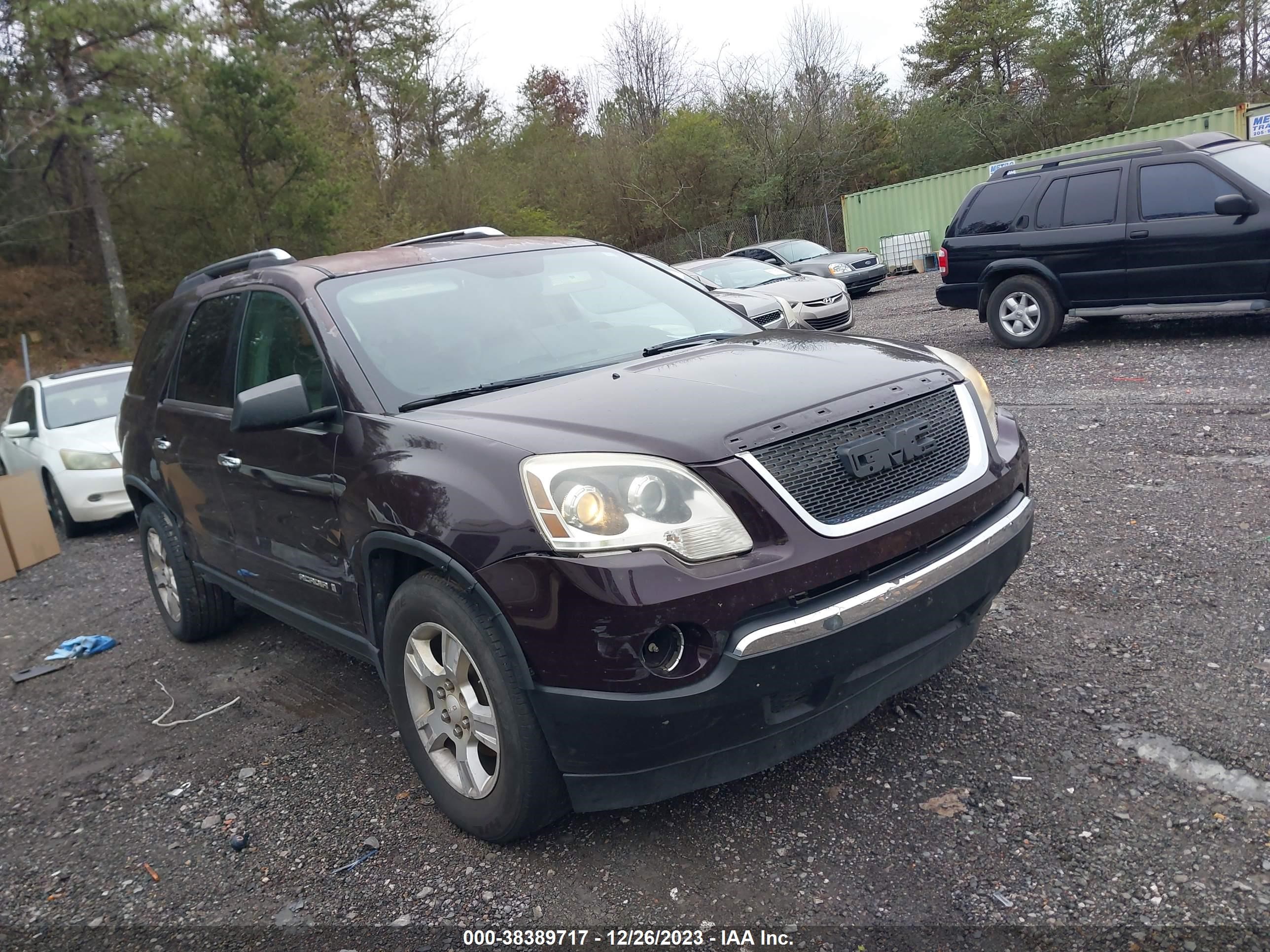 gmc acadia 2008 1gker13788j154086